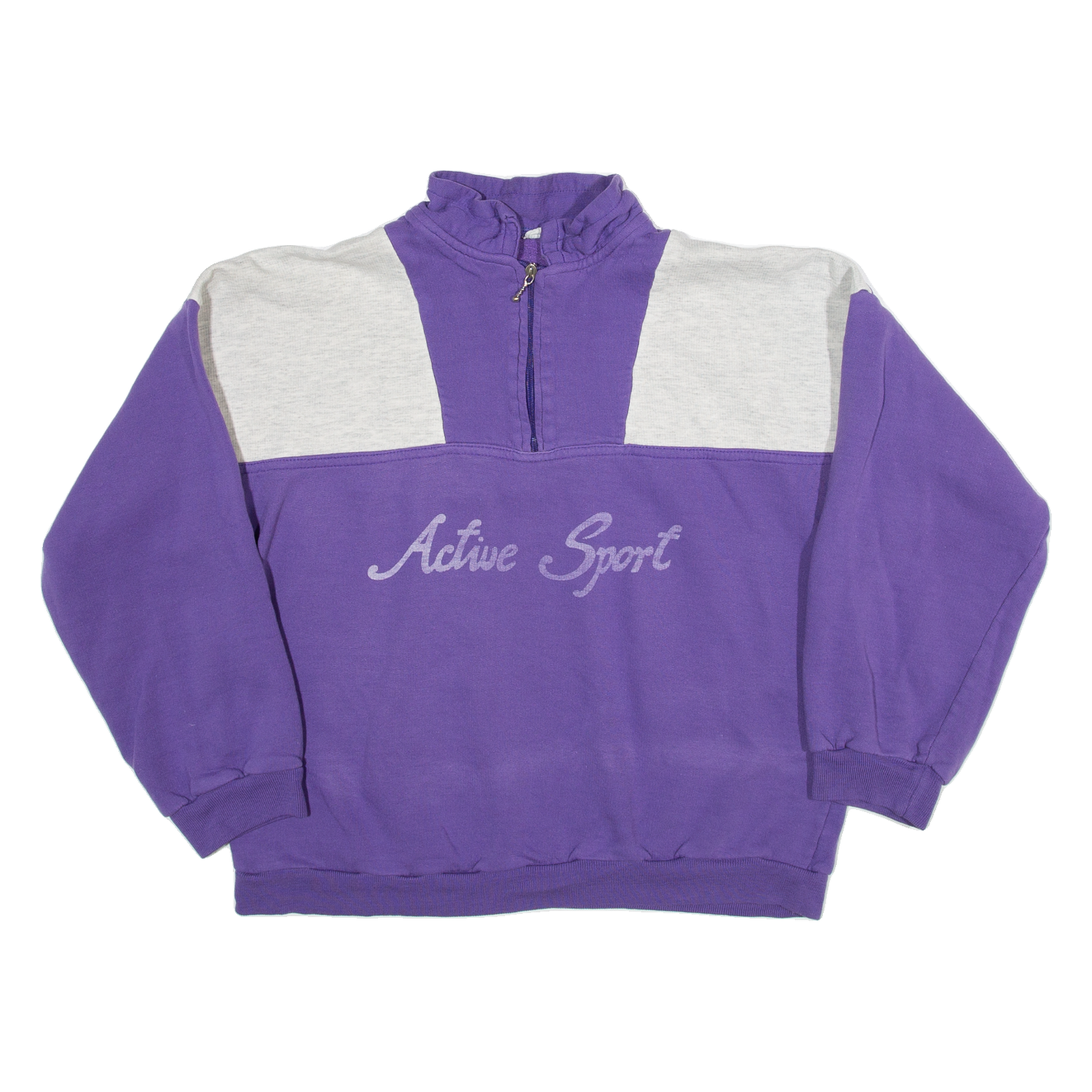 Active Sport Womens Sweatshirt Purple 1/4 Zip L Refurbished - N/A refurbished available on Cerqular