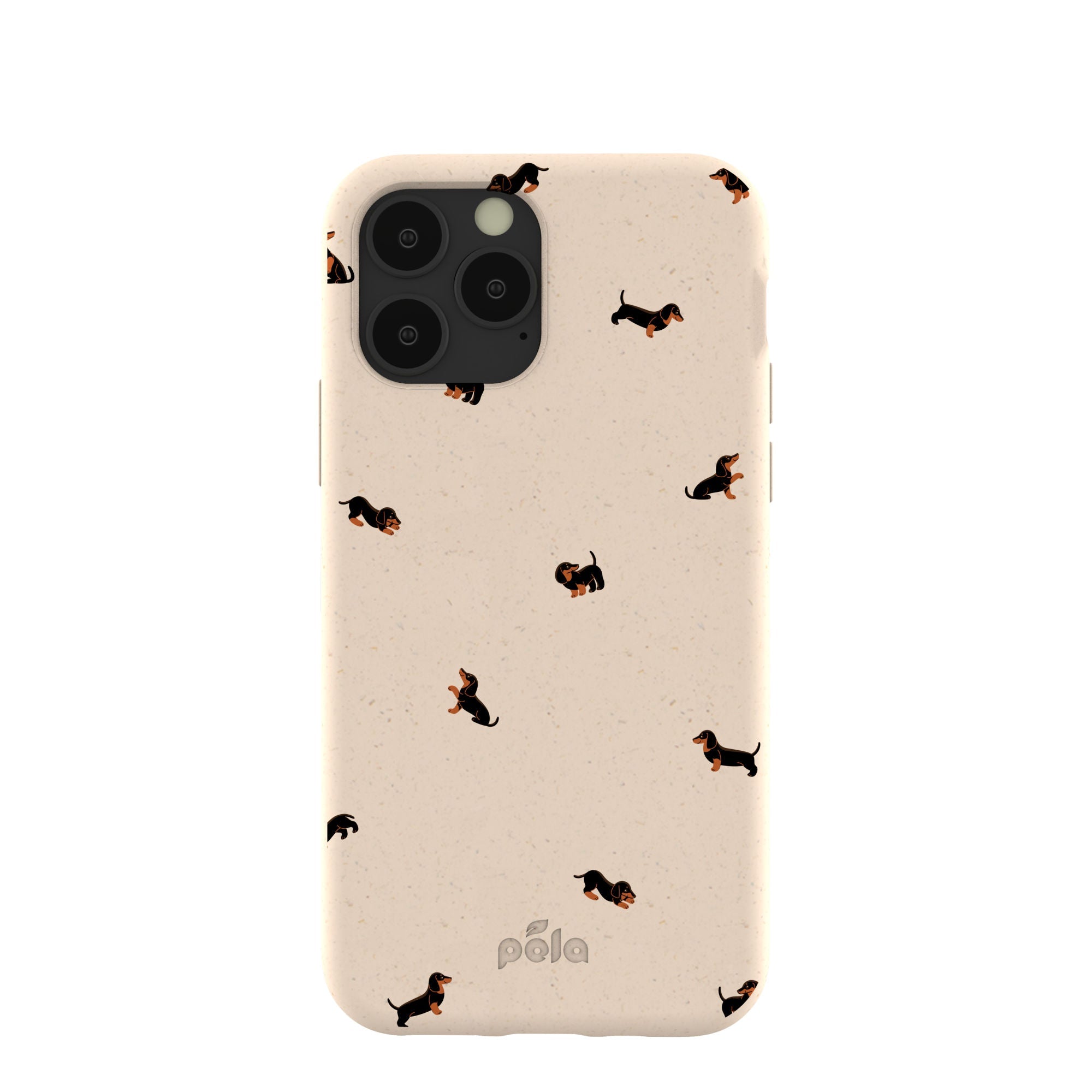 Seashell Lil Dachshunds iPhone 11 Pro Case Refurbished - Pela Case refurbished available on Cerqular