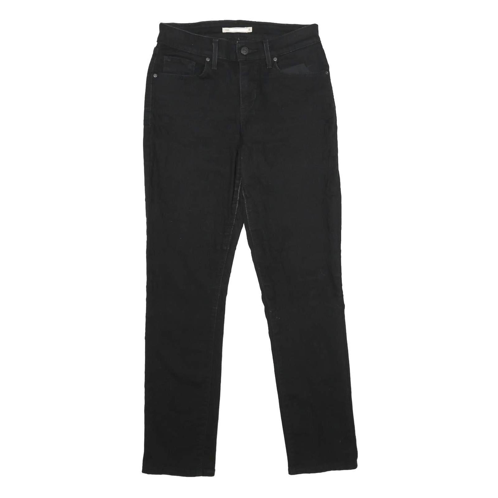 LEVI'S Classic Mid Rise Skinny Womens Jeans Black Slim Skinny Denim W28 L30 Refurbished - N/A refurbished available on Cerqular