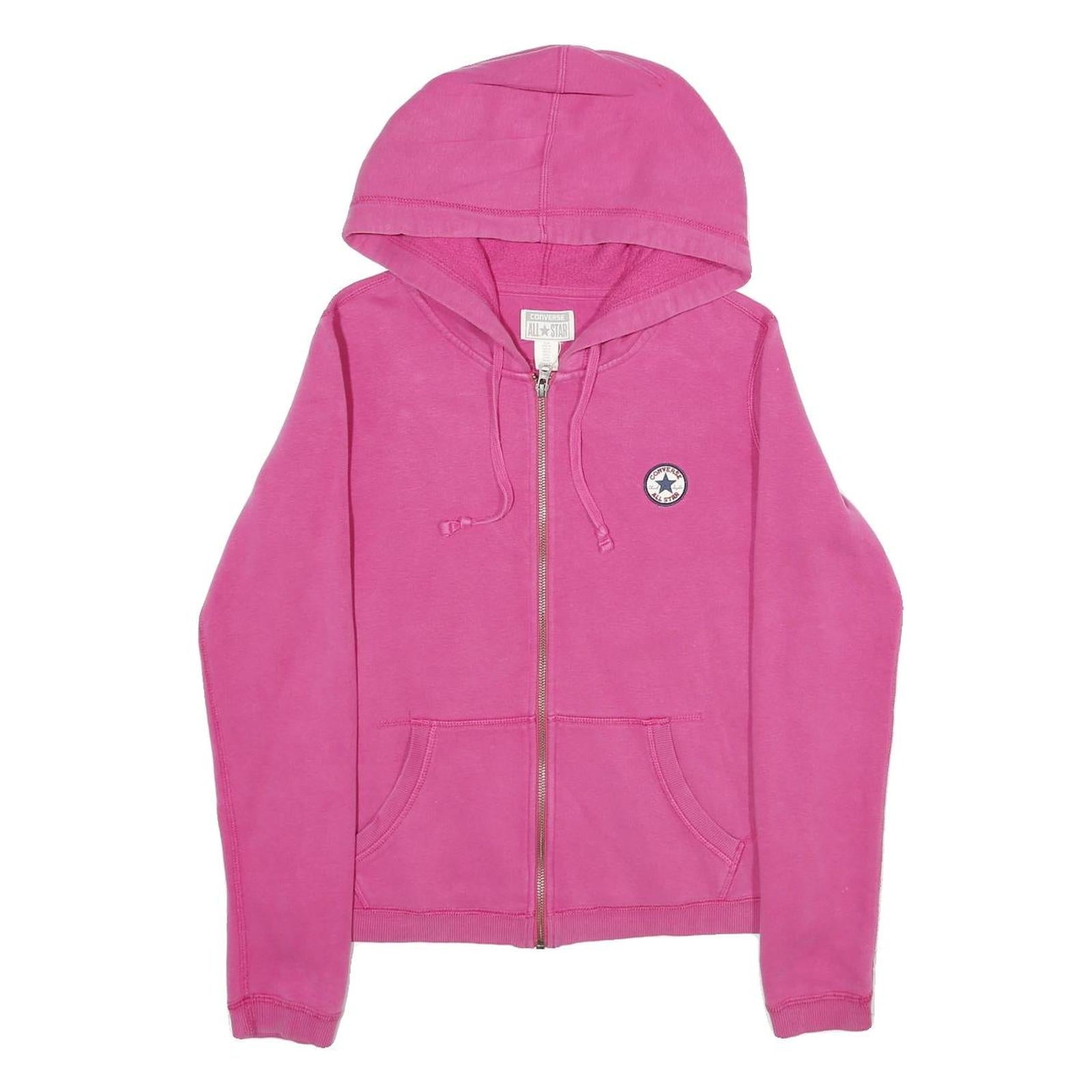 Buy CONVERSE Womens Pink Full Zip Hoodie M Casual Cotton Blend Sweatshirt Refurbished - $29.89 CONVERSE Womens Pink Full Zip Hoodie M Casual Cotton Blend Sweatshirt Refurbished - N/A refurbished available on Cerqular