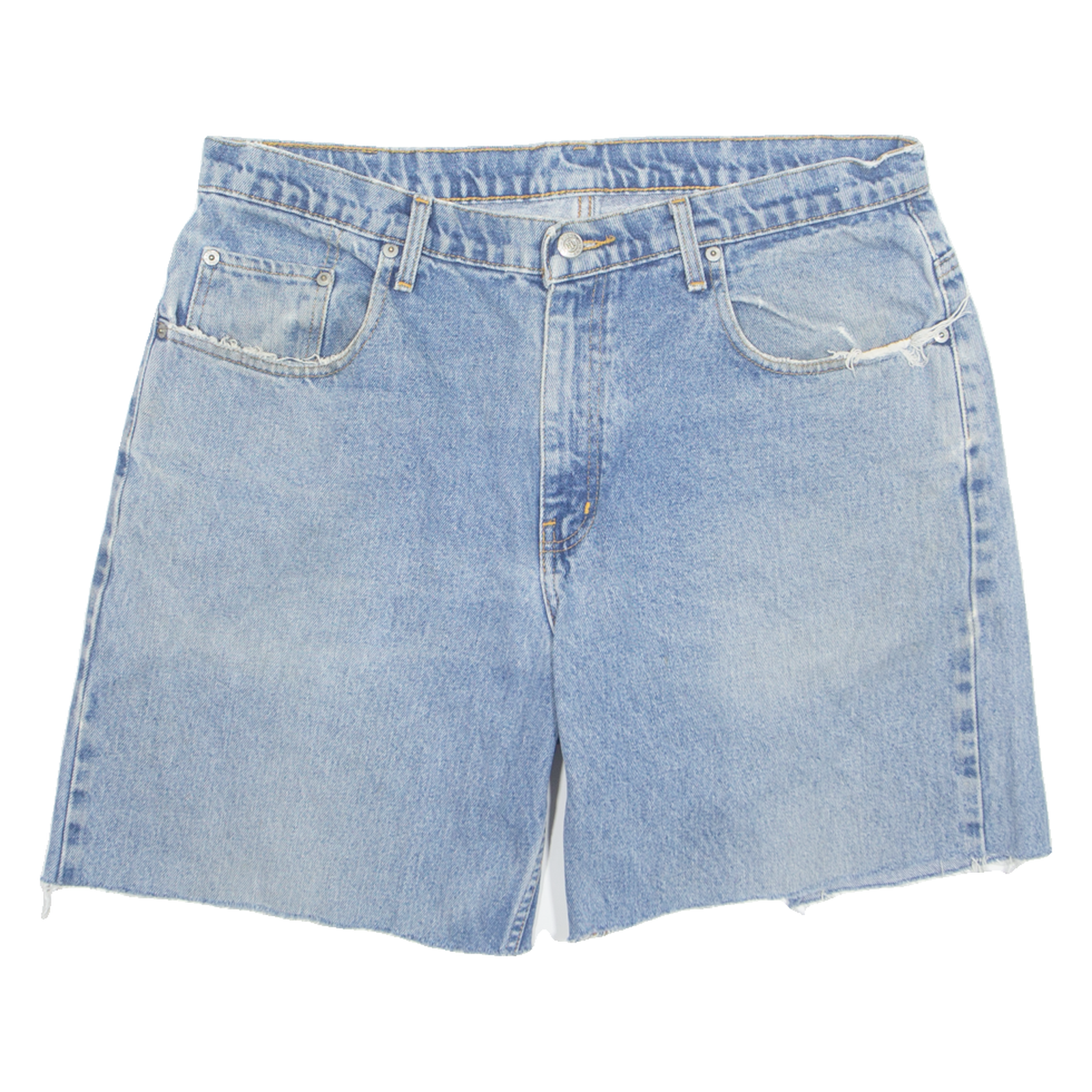 RALPH LAUREN POLO JEANS COMPANY Cut Off Mens Denim Shorts Blue L W36 Refurbished - N/A refurbished available on Cerqular
