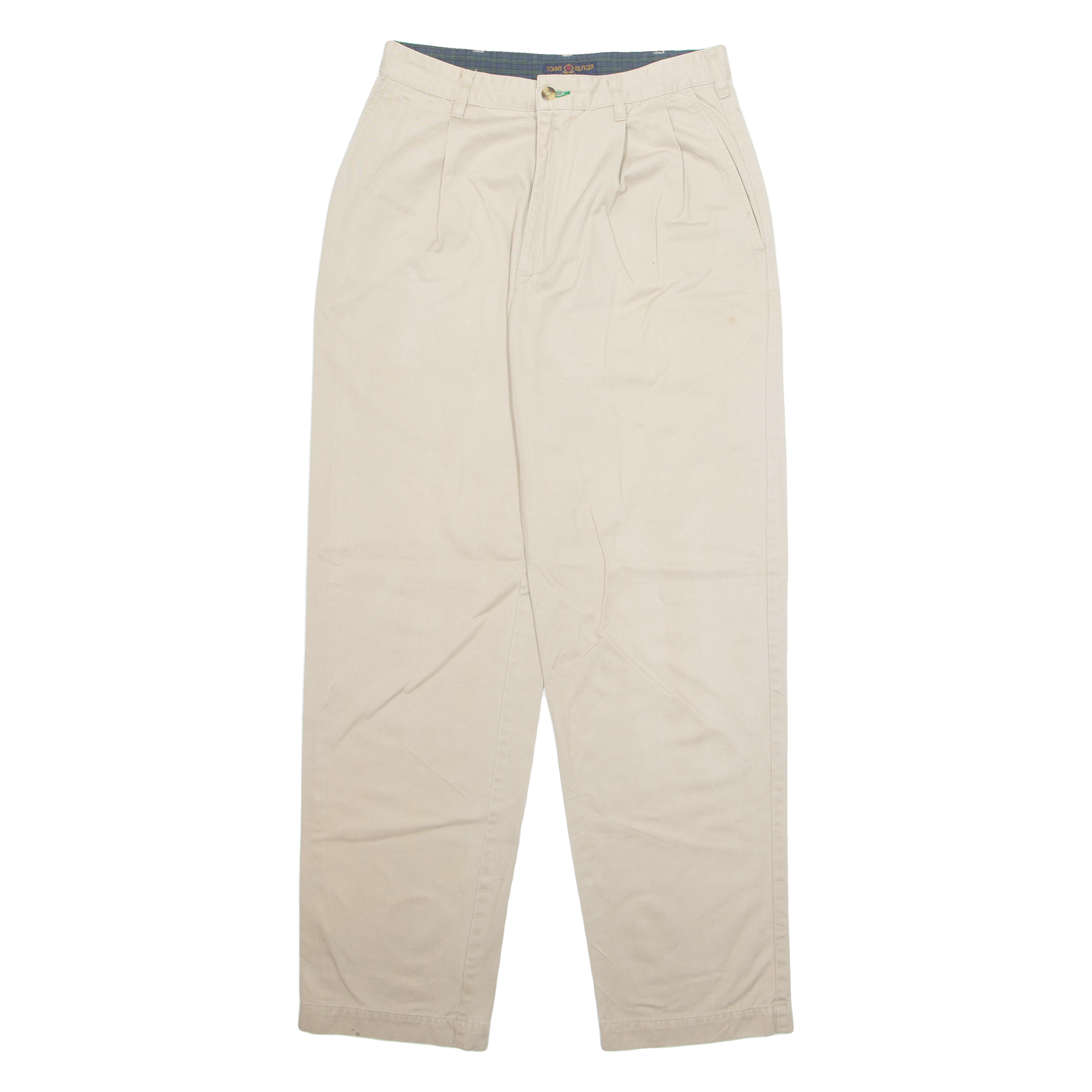 TOMMY HILFIGER Golf Mens Trousers Beige Regular Straight W30 L32 Refurbished - N/A refurbished available on Cerqular