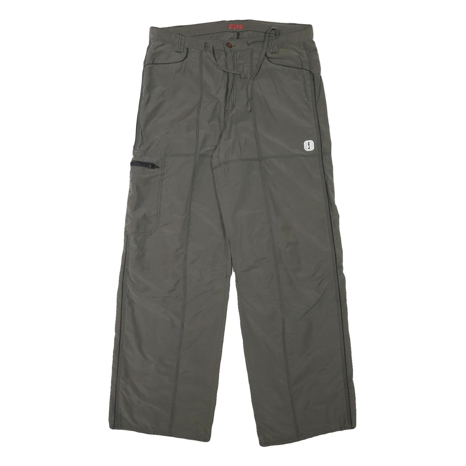 Buy TRAILER Mens Polyester Blend Relaxed Grey Trousers W34 L32 Functional Zip Refurbished - $23.39 TRAILER Mens Polyester Blend Relaxed Grey Trousers W34 L32 Functional Zip Refurbished - N/A refurbished available on Cerqular