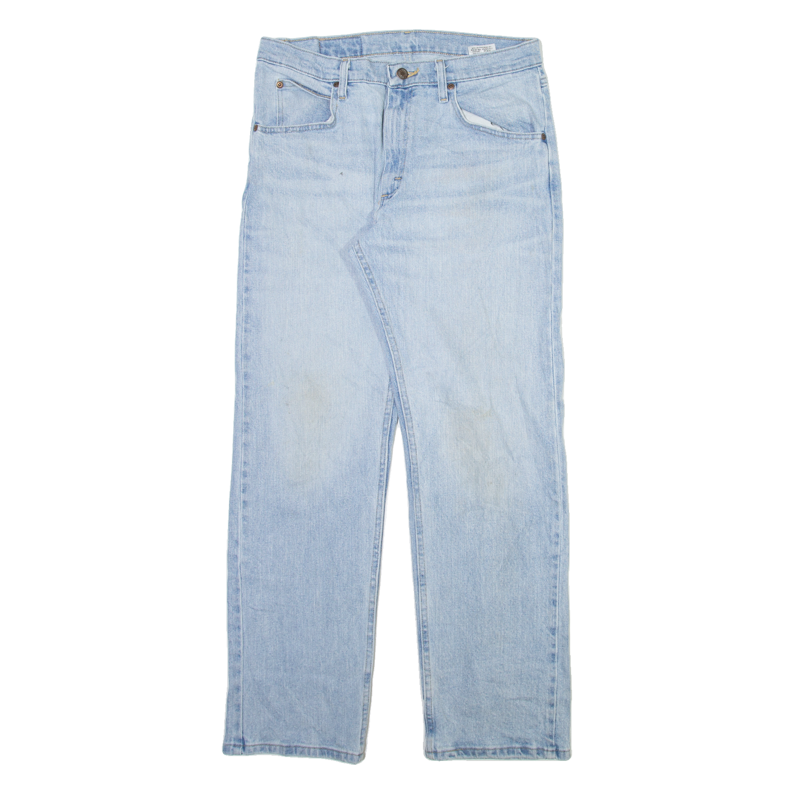 WRANGLER Mens Jeans Blue Regular Straight W32 L30 Refurbished - N/A refurbished available on Cerqular