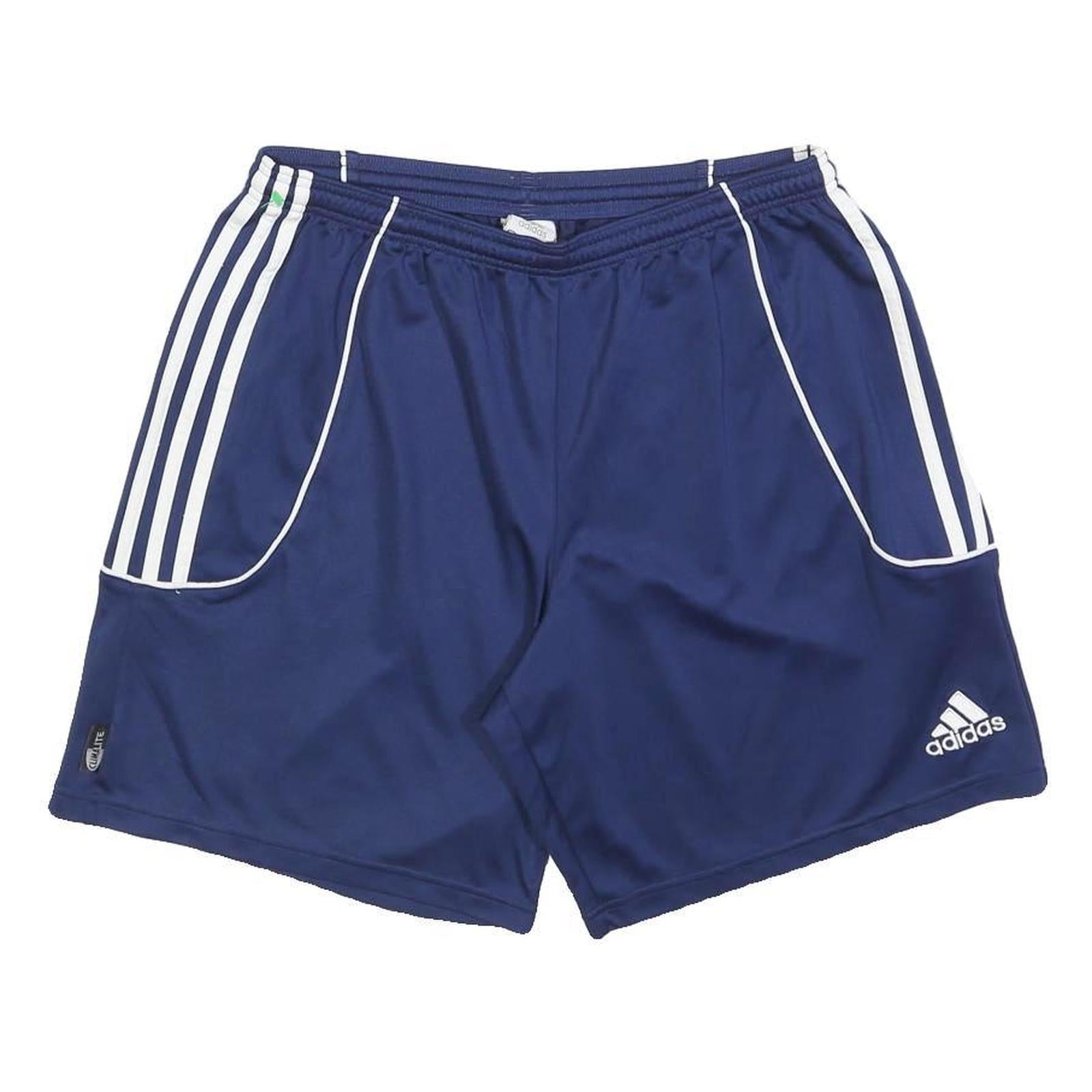 ADIDAS Mens Shorts Blue White Stripe Regular L W30 Sports Training Casual Refurbished - N/A refurbished available on Cerqular