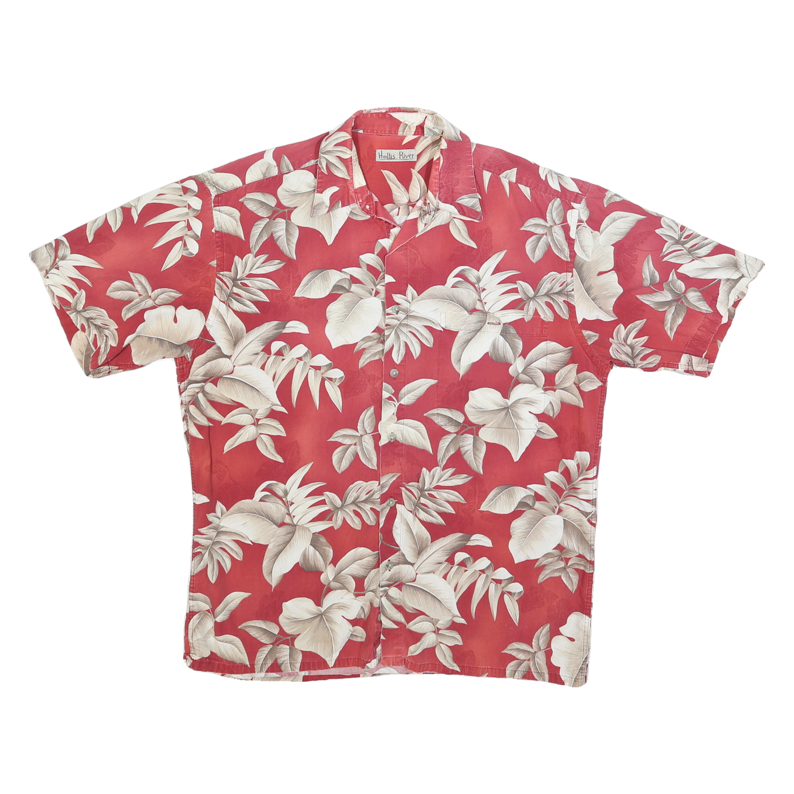 Buy HOLLIS RIVER Mens Red Cream Floral Cotton Shirt M Casual Summer Beachwear Refurbished - $15.59 HOLLIS RIVER Mens Red Cream Floral Cotton Shirt M Casual Summer Beachwear Refurbished - N/A refurbished available on Cerqular