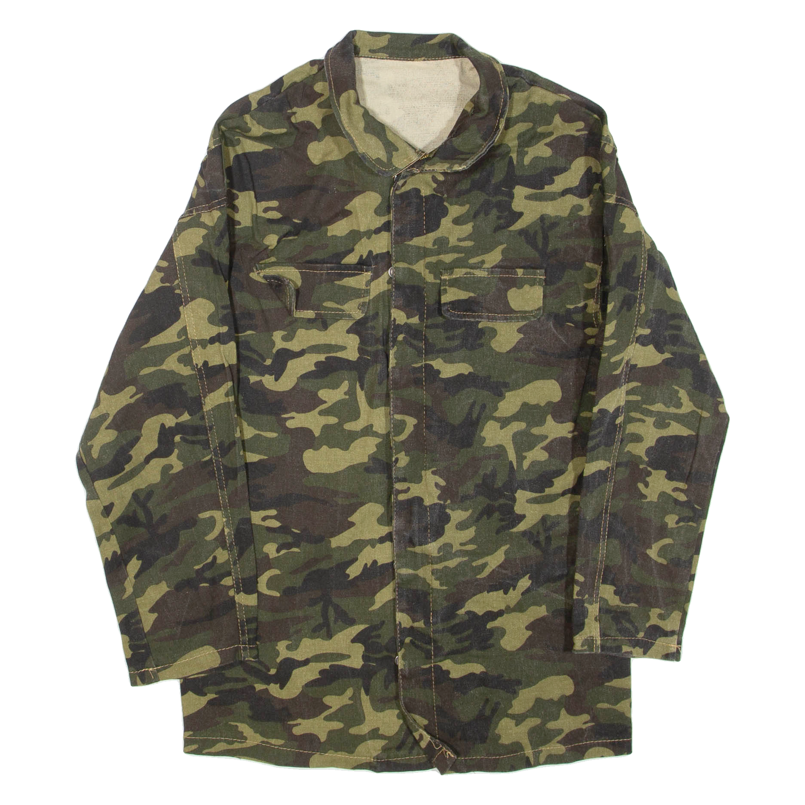 Mens Military Jacket Green Camouflage XS Refurbished - N/A refurbished available on Cerqular