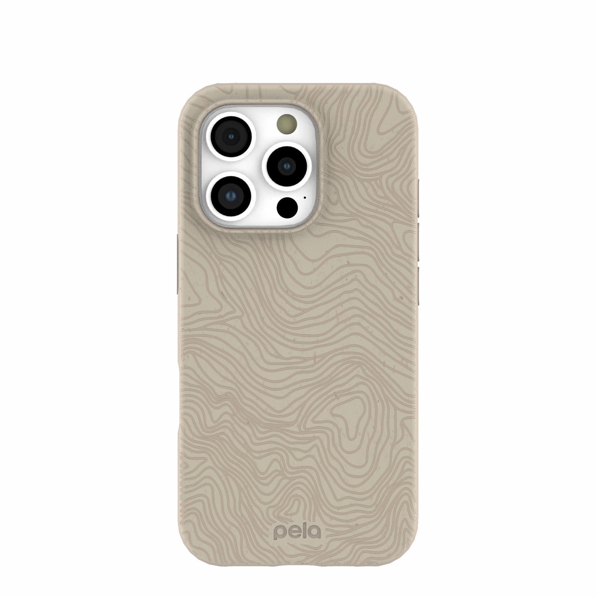 London Fog Trail Lines iPhone 16 Pro Case Refurbished - Pela Case refurbished available on Cerqular
