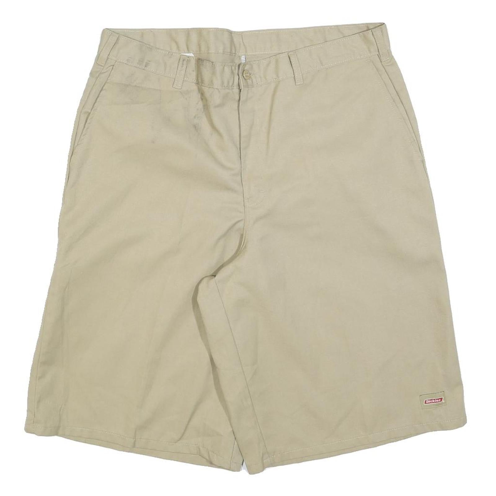 DICKIES Mens Shorts Beige Cotton Blend Casual XL W38 Workwear Relaxed Fit Refurbished - N/A refurbished available on Cerqular