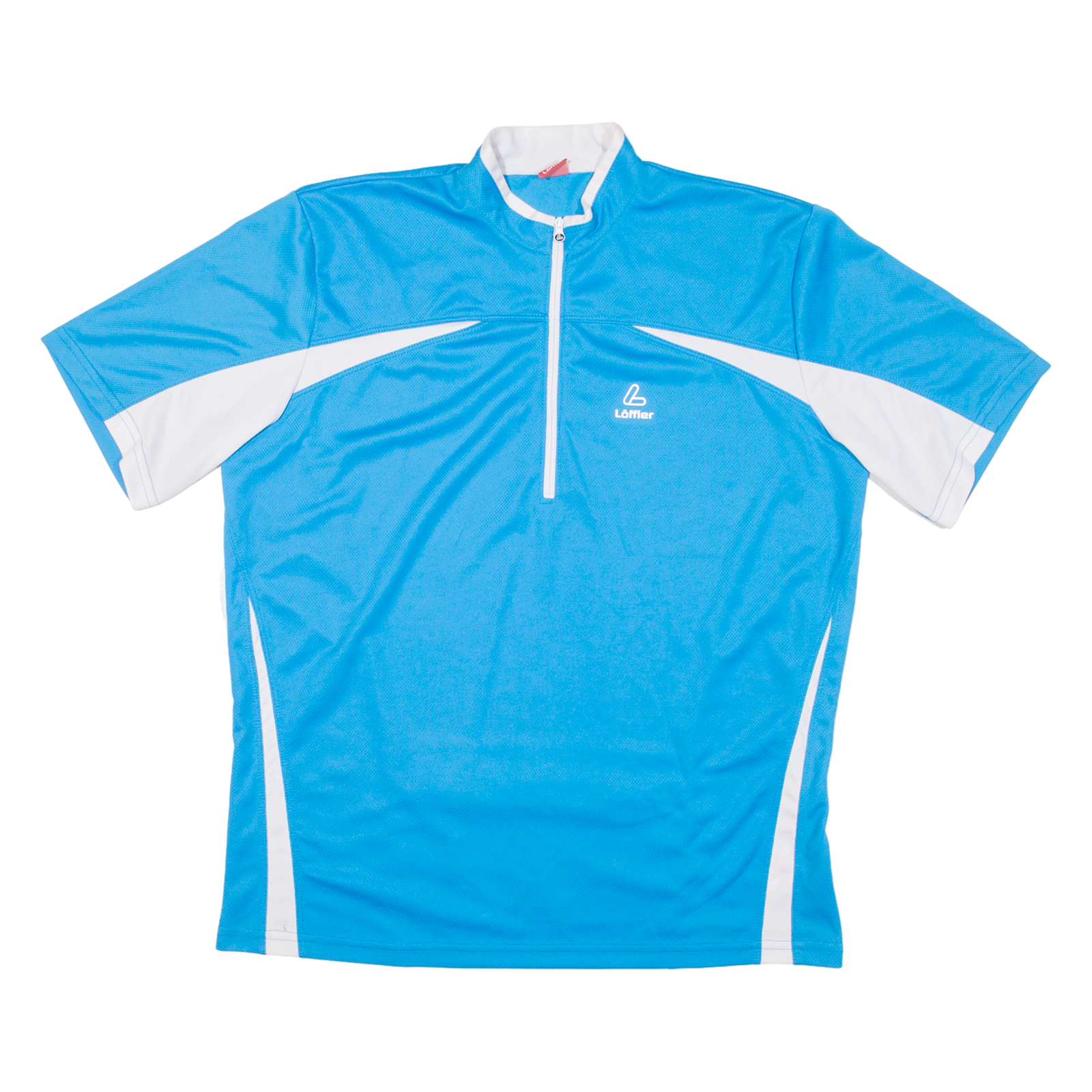 LOFFLER Cycling Mens Jersey Blue 1/2 Zip XL Refurbished - N/A refurbished available on Cerqular