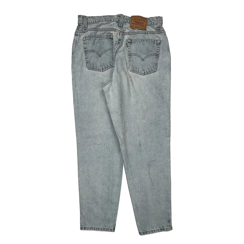 Levis Jeans - 30W 29L Light Wash Denim Refurbished - Thrifted (note: this is a term often used to describe second- refurbished available on Cerqular