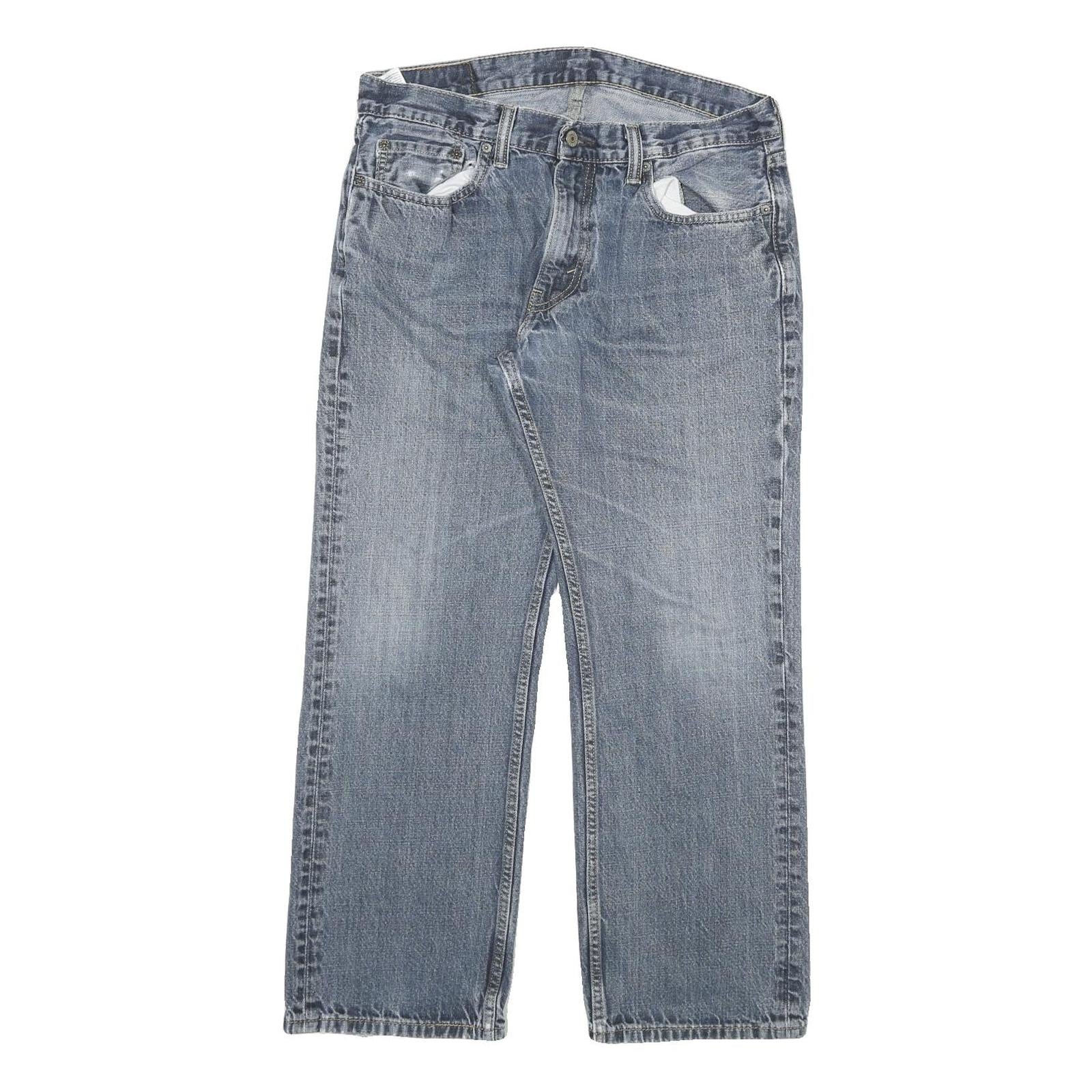 LEVI'S 559 Mens Jeans Blue Regular Straight Denim Medium W32 L27 Classic Fit Refurbished - N/A refurbished available on Cerqular