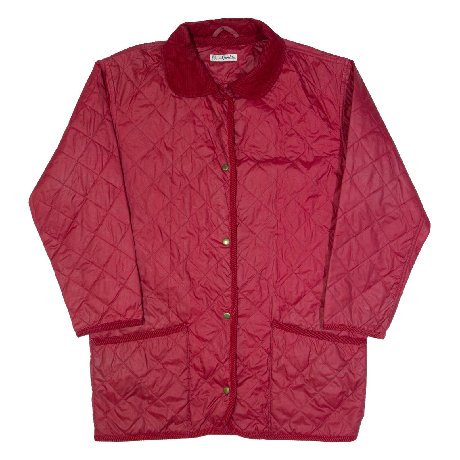 SPOTLITE Womens Quilted Jacket Red 90s XL Refurbished - N/A refurbished available on Cerqular