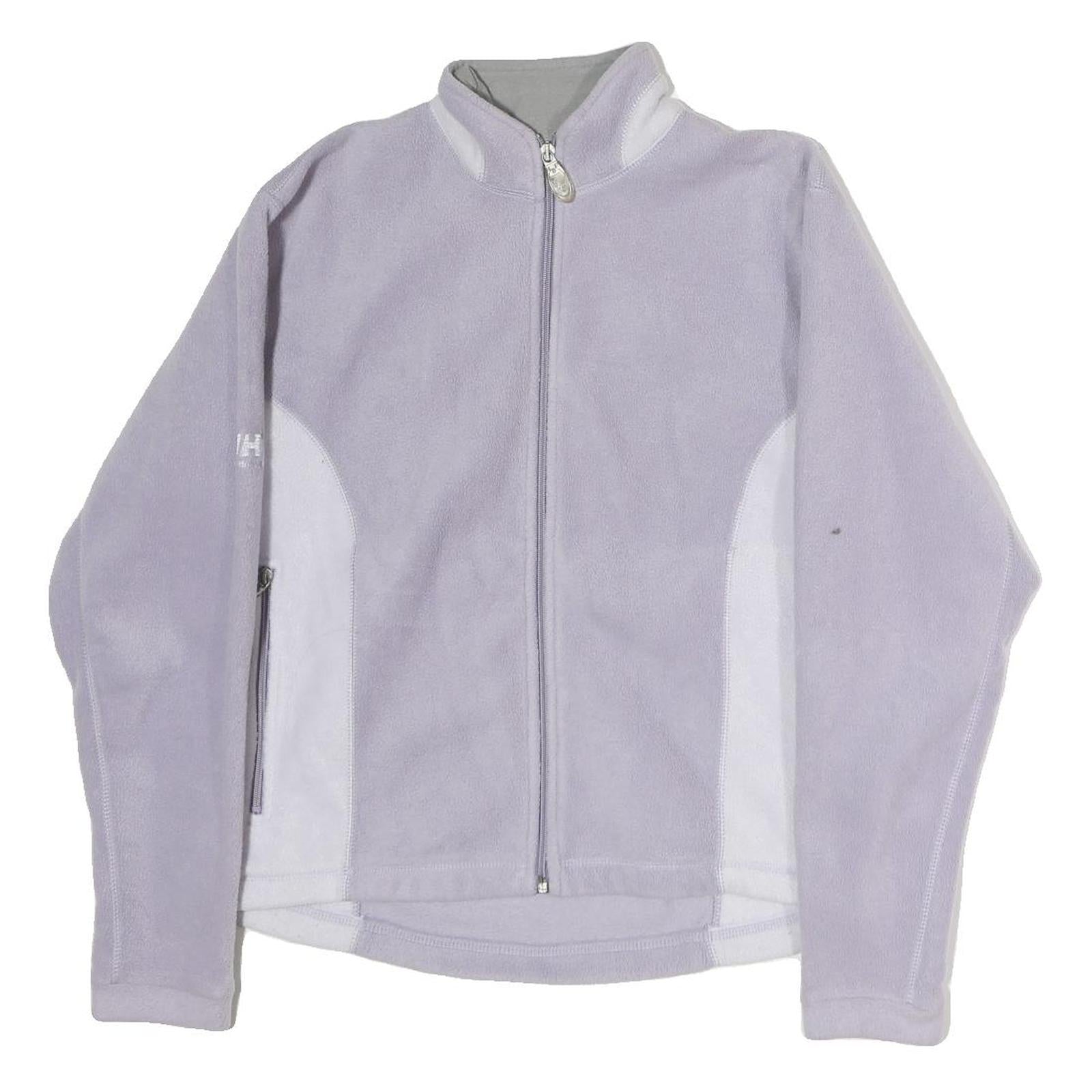 Buy HELLY HANSEN Womens Lilac & White Zip Up Fleece Jacket S Polyester Casual Refurbished - $50.69 HELLY HANSEN Womens Lilac & White Zip Up Fleece Jacket S Polyester Casual Refurbished - N/A refurbished available on Cerqular
