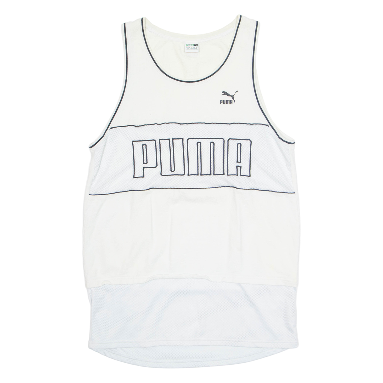 PUMA Womens Tank Dress Cream Sleeveless Knee Length S Refurbished - N/A refurbished available on Cerqular