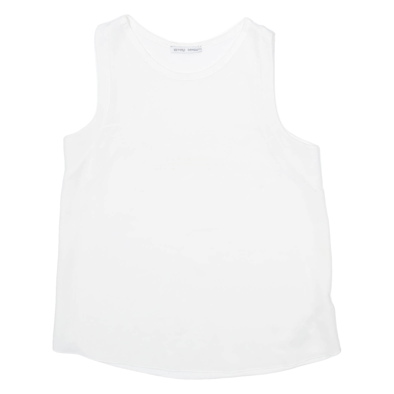 ZARA Womens Vest White Sleeveless Viscose M Refurbished - N/A refurbished available on Cerqular