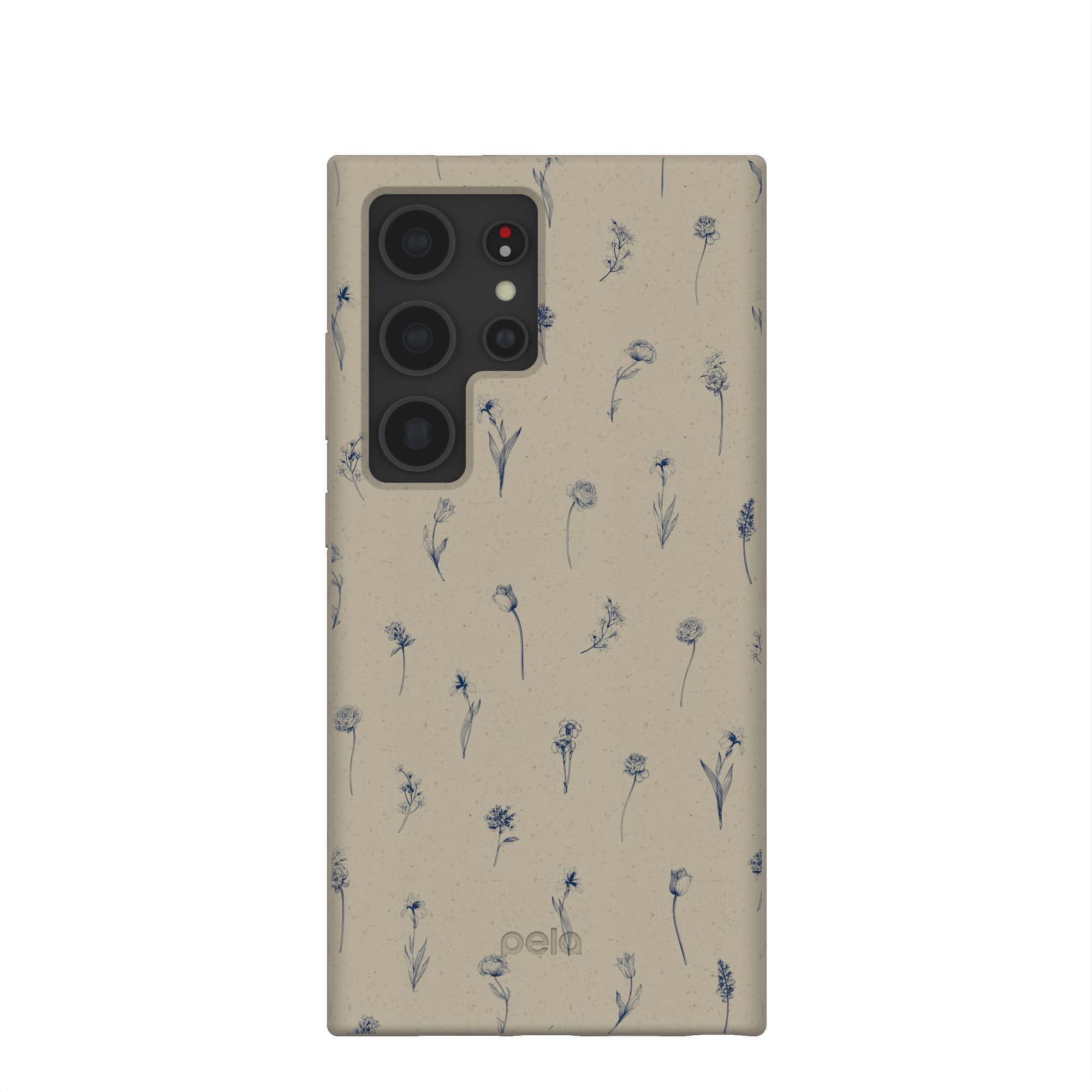 London Fog Petite Perennials Samsung Galaxy S24 Ultra Case Refurbished - Pela Case refurbished available on Cerqular