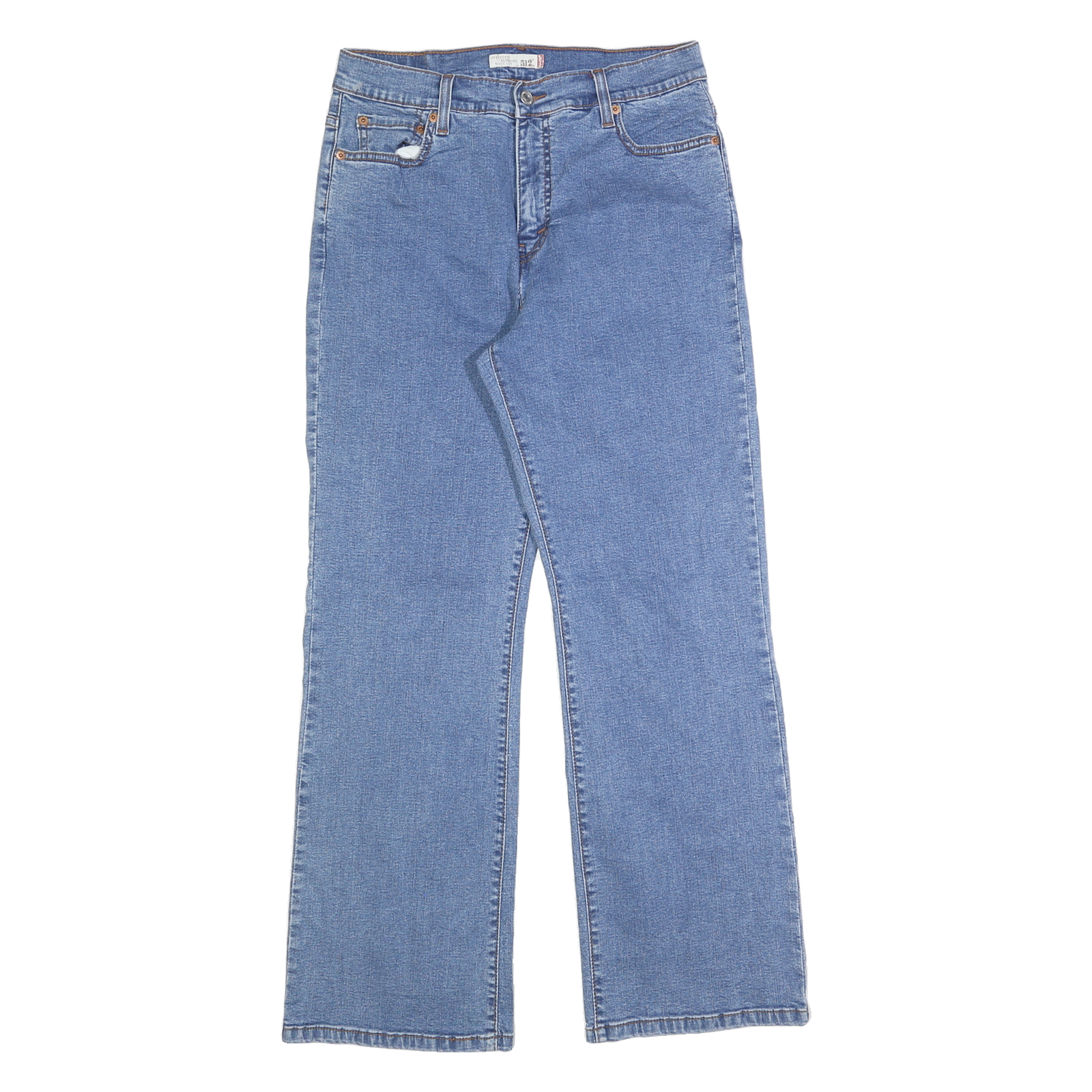 LEVI'S 512 Bootcut Womens Jeans Blue Denim Regular Fit Cotton W28 L30 Classic Refurbished - N/A refurbished available on Cerqular