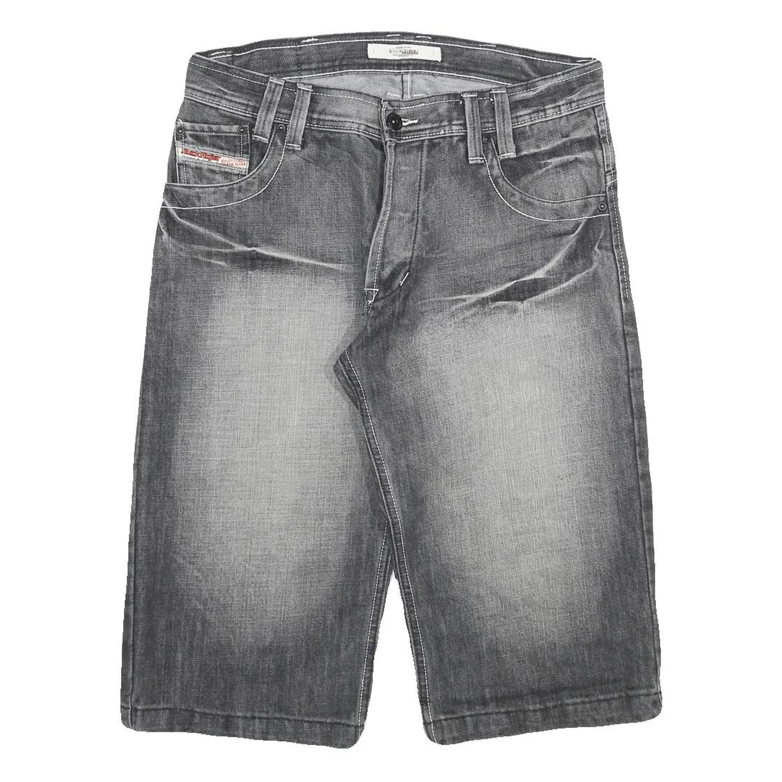 Buy BUCK ROJER Mens Cotton Blend Grey Casual Denim Shorts XL W34 Refurbished - $12.99 BUCK ROJER Mens Cotton Blend Grey Casual Denim Shorts XL W34 Refurbished - N/A refurbished available on Cerqular