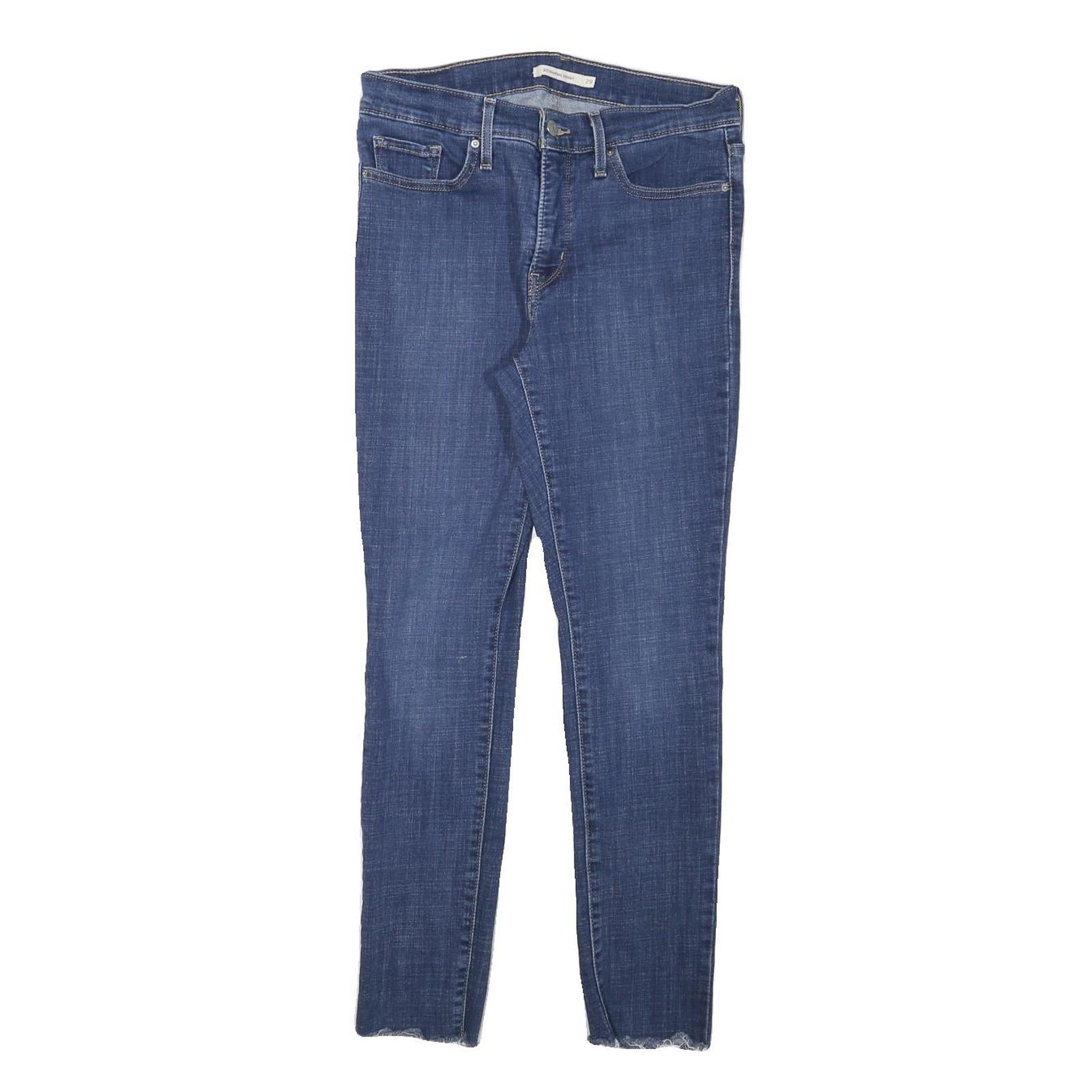 Buy LEVI'S Womens Slim Blue Denim Raw Hem Zip Slim Fit Jeans W29 L27 Refurbished - $41.59 LEVI'S Womens Slim Blue Denim Raw Hem Zip Slim Fit Jeans W29 L27 Refurbished - N/A refurbished available on Cerqular