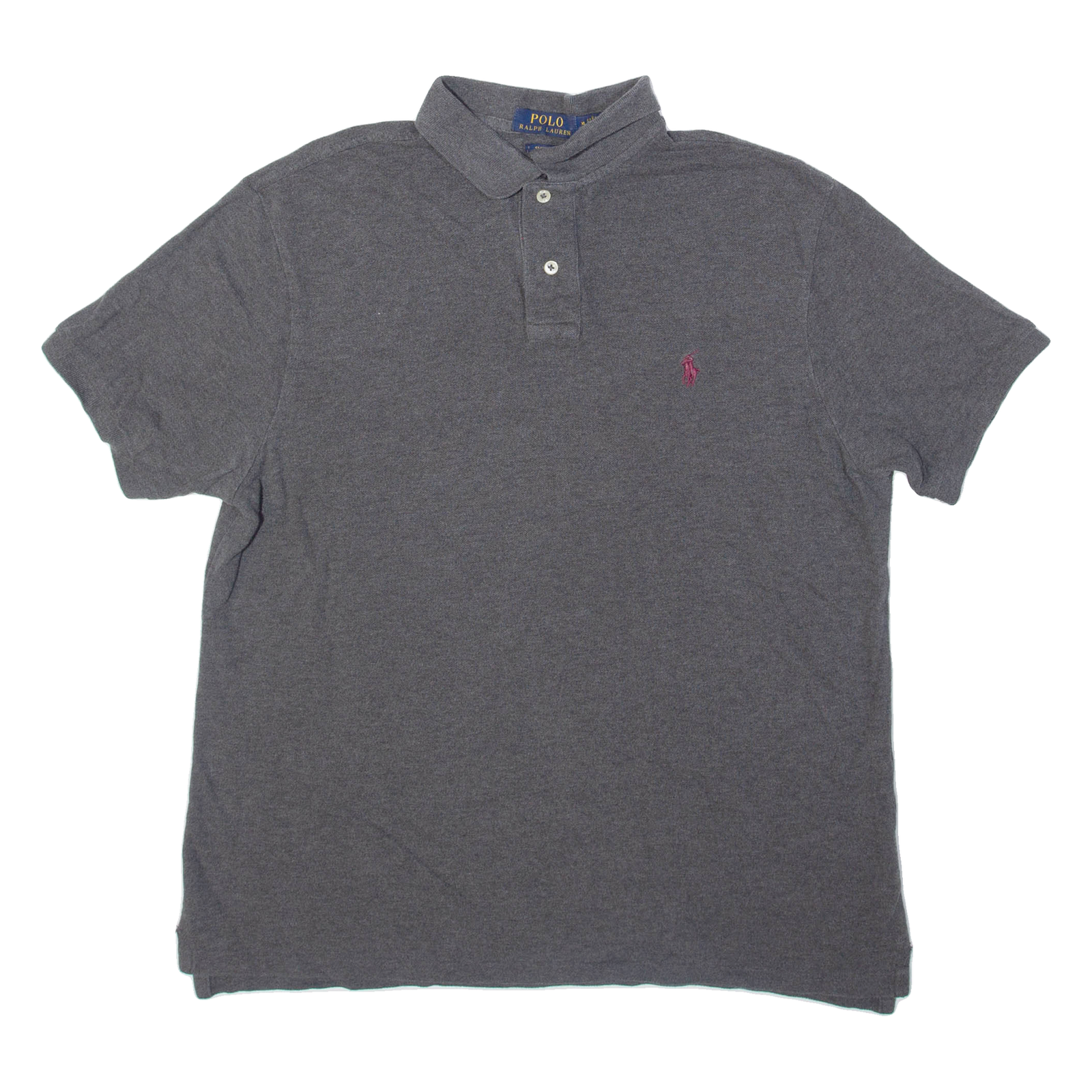 POLO RALPH LAUREN Slim Fit Mens Polo Shirt Grey XL Refurbished - N/A refurbished available on Cerqular