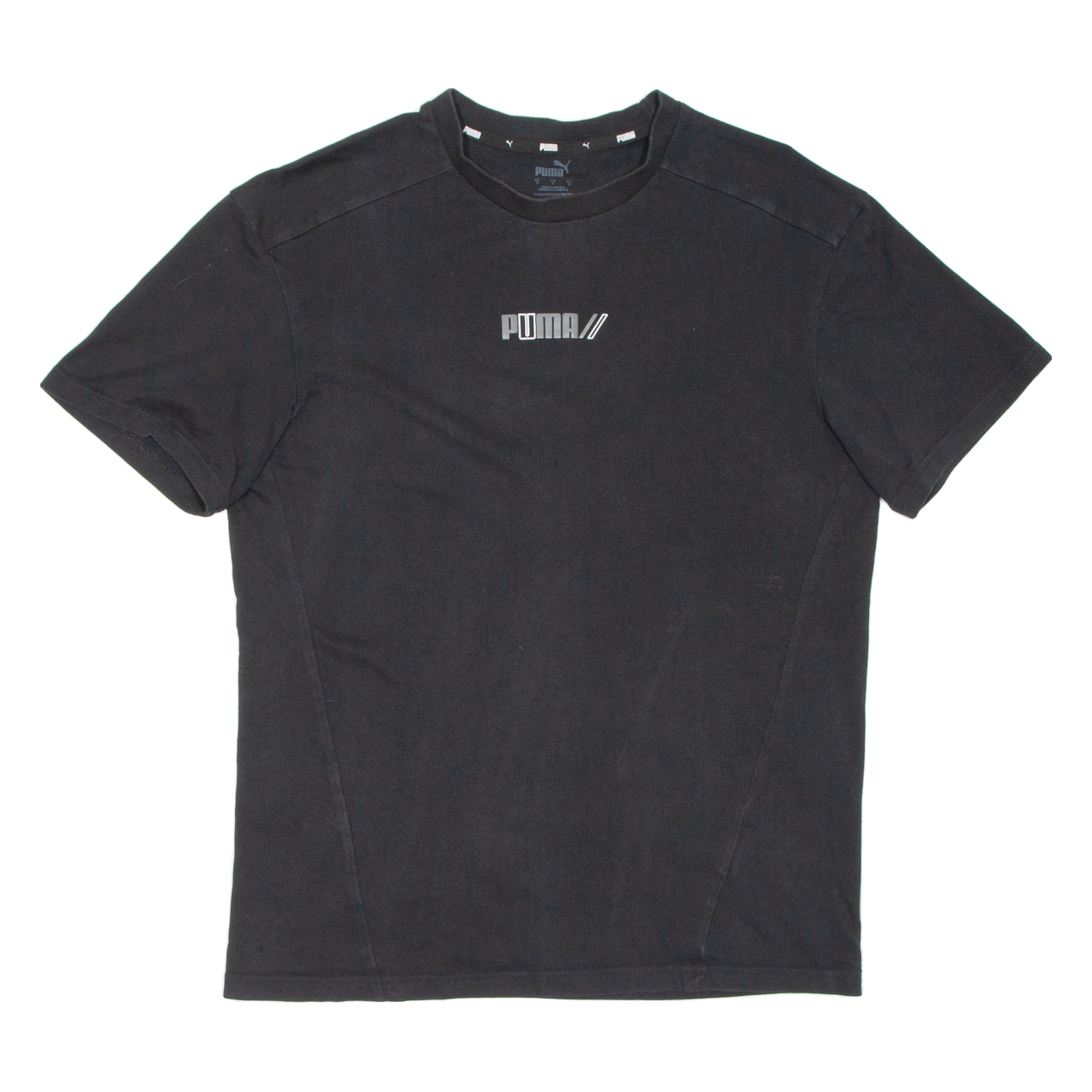 PUMA Mens T-Shirt Black S Refurbished - N/A refurbished available on Cerqular