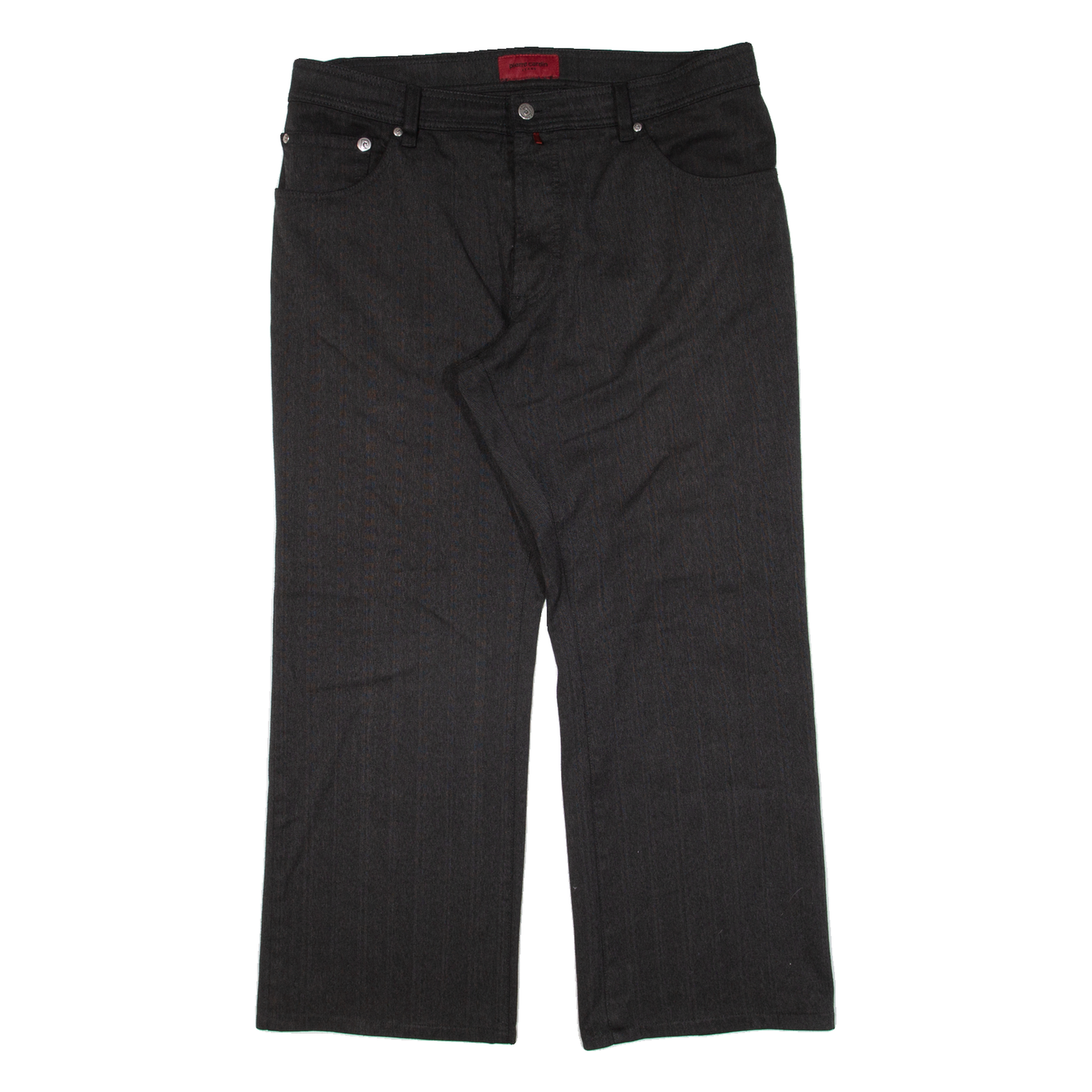 PIERRE CARDIN Mens Trousers Grey Relaxed Straight W38 L28 Refurbished - N/A refurbished available on Cerqular