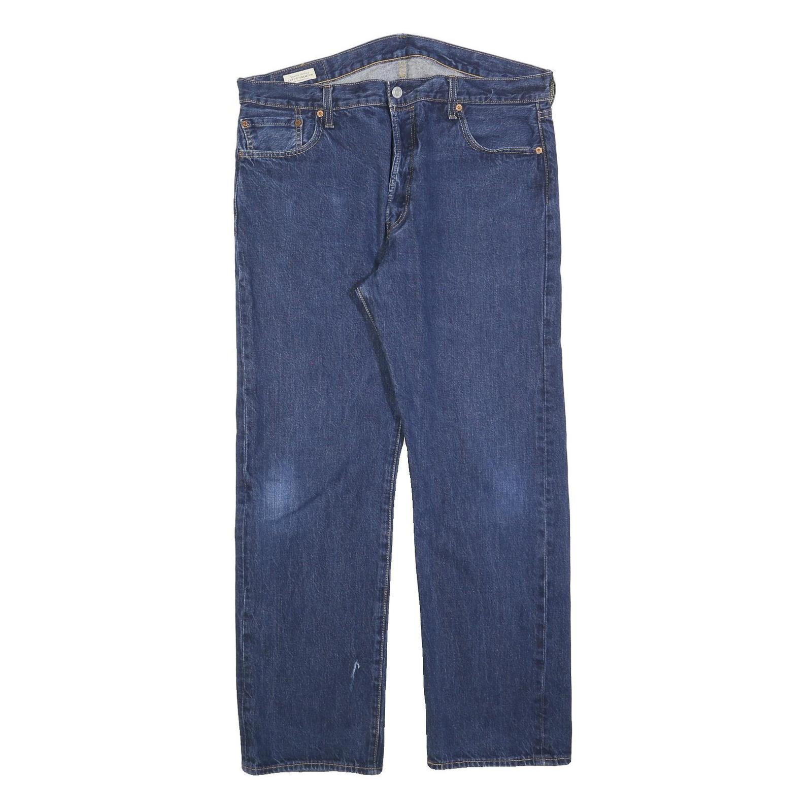 LEVI'S 501 BIG E Mens Jeans Blue Regular Straight Denim Medium W36 L30 Classic Refurbished - N/A refurbished available on Cerqular