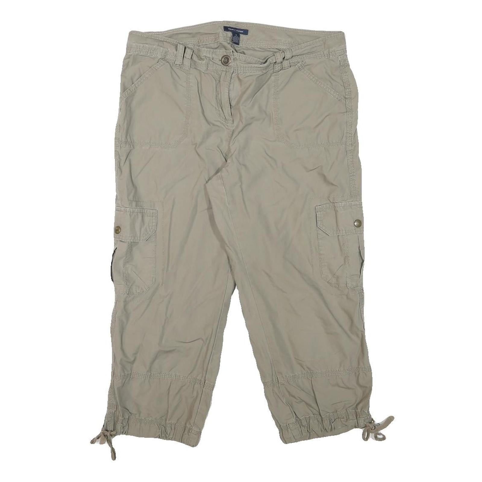 TOMMY HILFIGER Womens Shorts Beige Casual L W33 Pocketed Cotton Blend Refurbished - N/A refurbished available on Cerqular