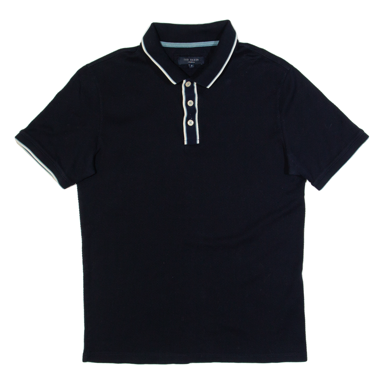 TED BAKER Mens Polo Shirt Black S Refurbished - N/A refurbished available on Cerqular