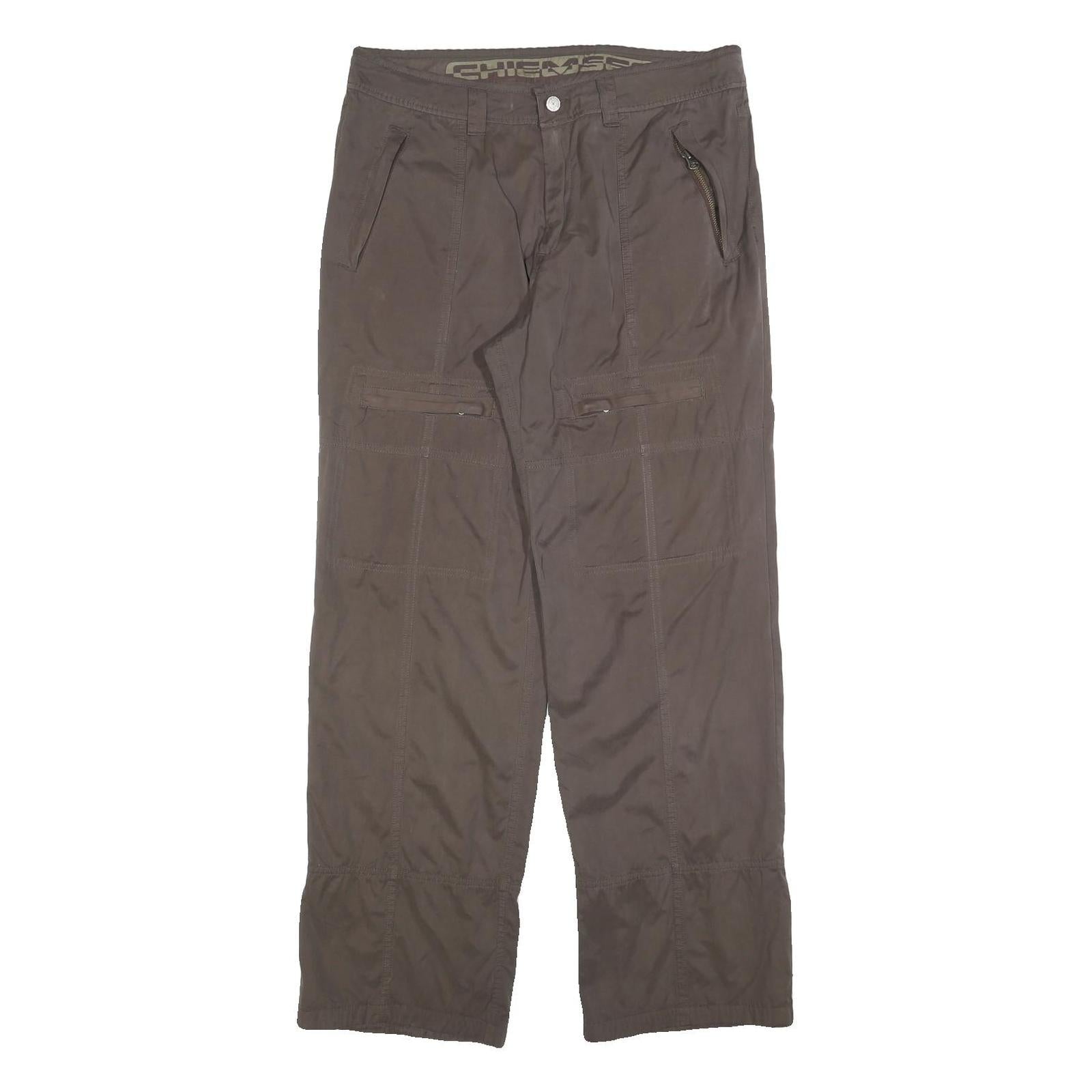 Buy CHIEMSEE Womens Polyester Blend Brown Regular Fit Straight Leg Trousers W34 L32 Refurbished - $23.39 CHIEMSEE Womens Polyester Blend Brown Regular Fit Straight Leg Trousers W34 L32 Refurbished - N/A refurbished available on Cerqular