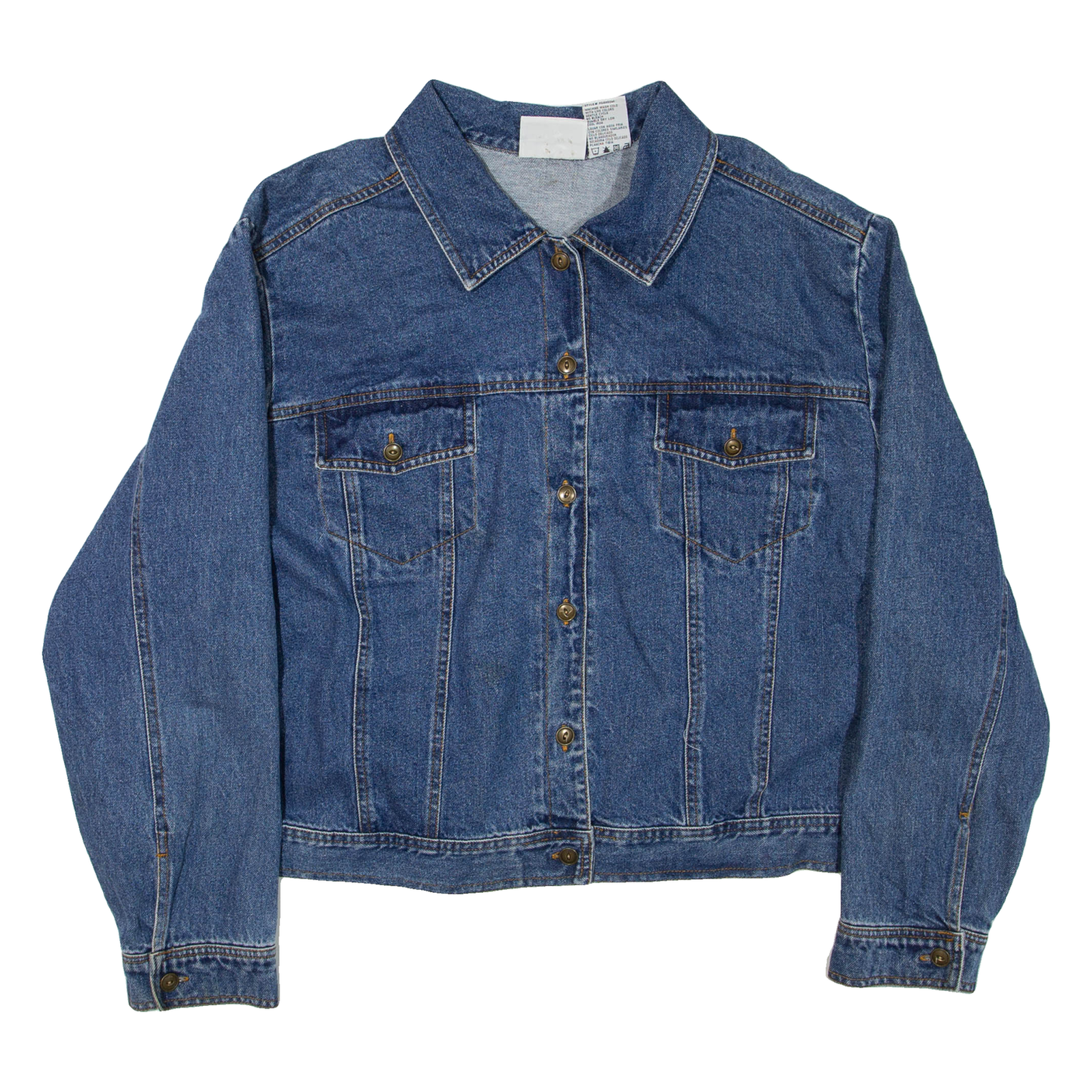 Womens Denim Jacket Blue 2XL Refurbished - N/A refurbished available on Cerqular