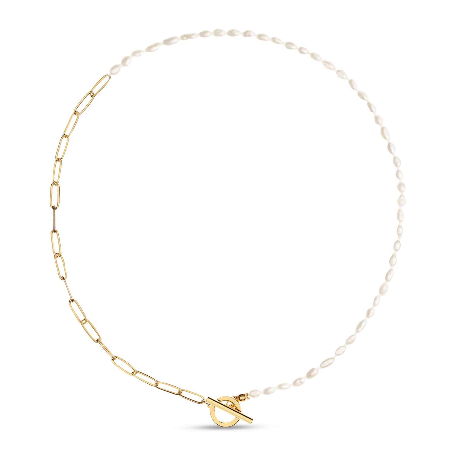 Buy Alba Mixed White Pearl and Gold Chain Necklace Refurbished - $150.00 Alba Mixed White Pearl and Gold Chain Necklace Refurbished - Amadeus (This could refer to multiple things, such as the 1 refurbished available on Cerqular