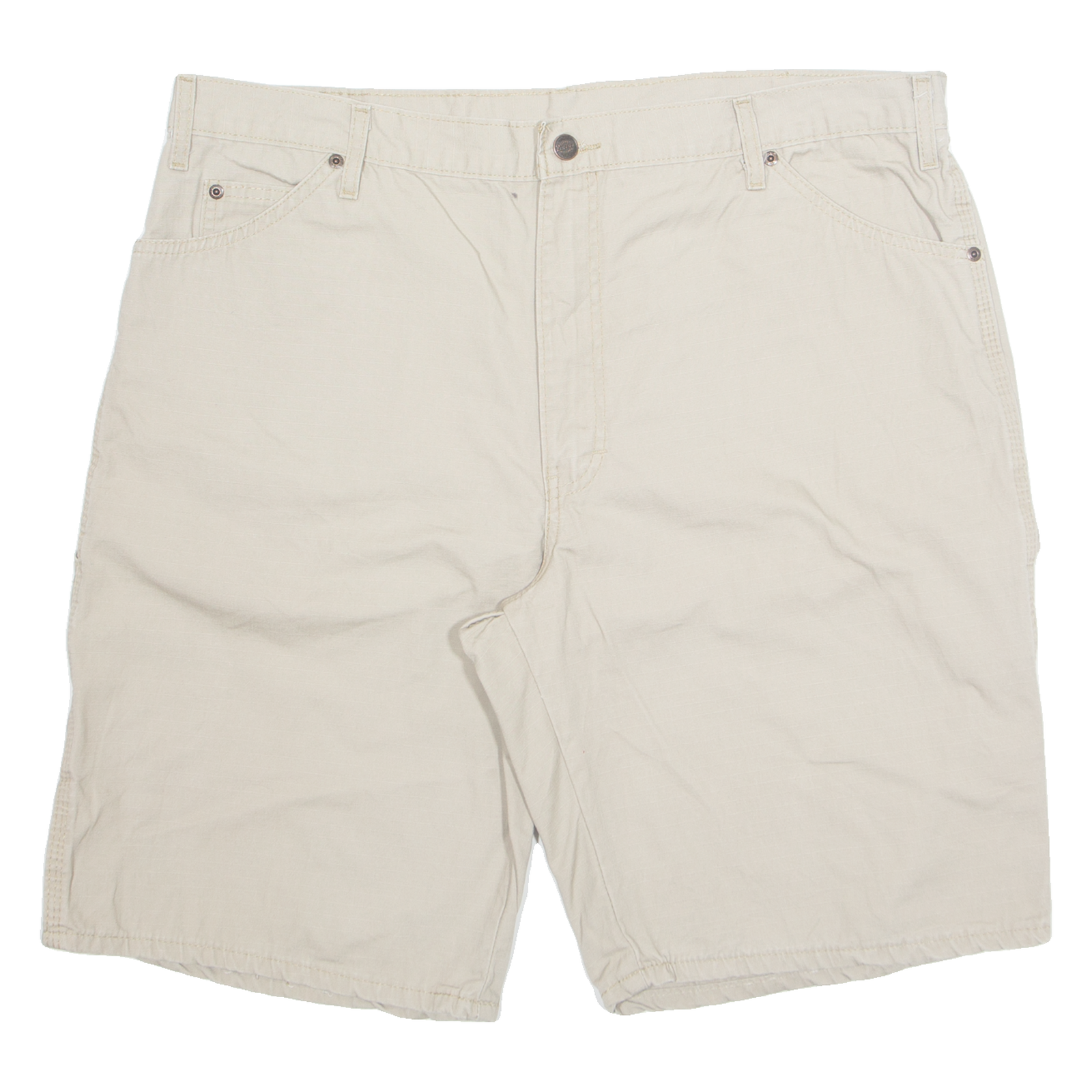 DICKIES Mens Workwear Shorts Beige 2XL W40 Refurbished - N/A refurbished available on Cerqular