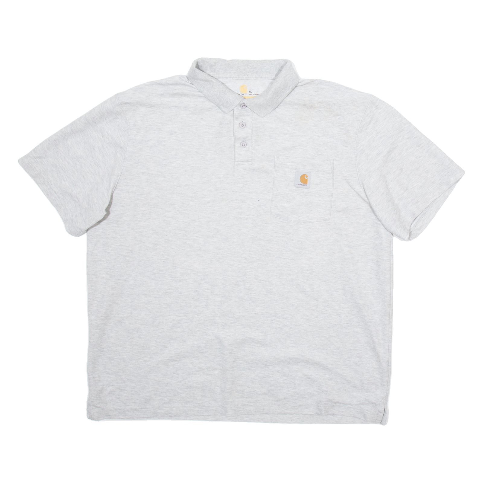 CARHARTT Mens Polo Shirt Grey XL Refurbished - N/A refurbished available on Cerqular