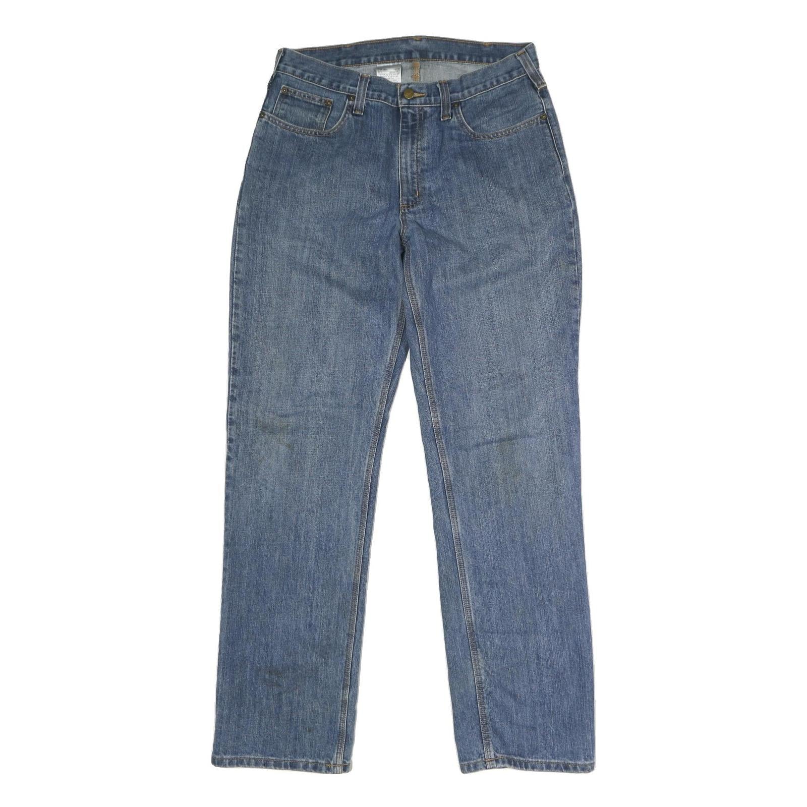 CARHARTT Mens Jeans Blue Regular Regular Fit Denim Medium W36 L34 Durable Refurbished - N/A refurbished available on Cerqular