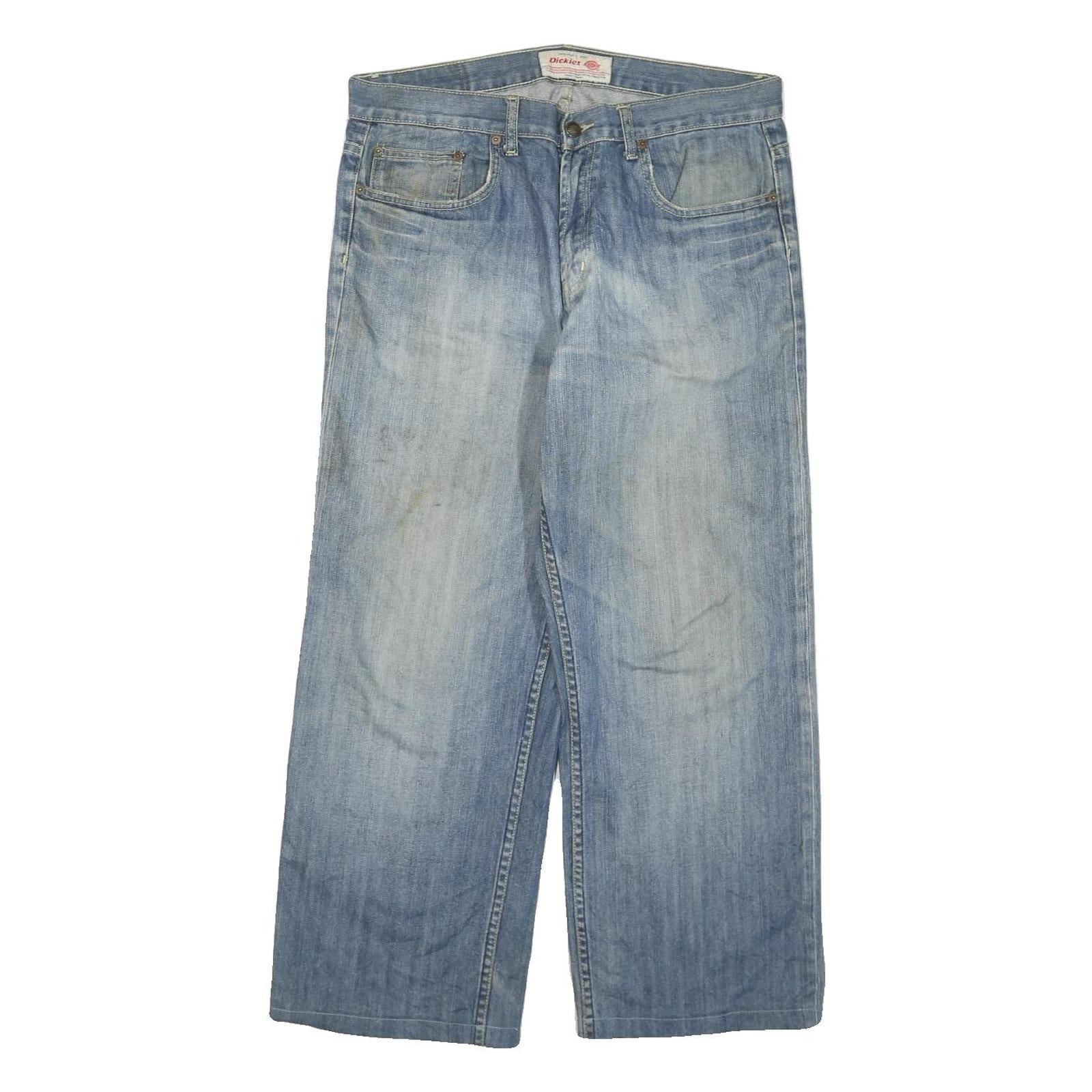 Buy DICKIES Mens Jeans Blue Regular Straight Denim Light W36 L27 Classic Cotton Refurbished - $31.19 DICKIES Mens Jeans Blue Regular Straight Denim Light W36 L27 Classic Cotton Refurbished - N/A refurbished available on Cerqular