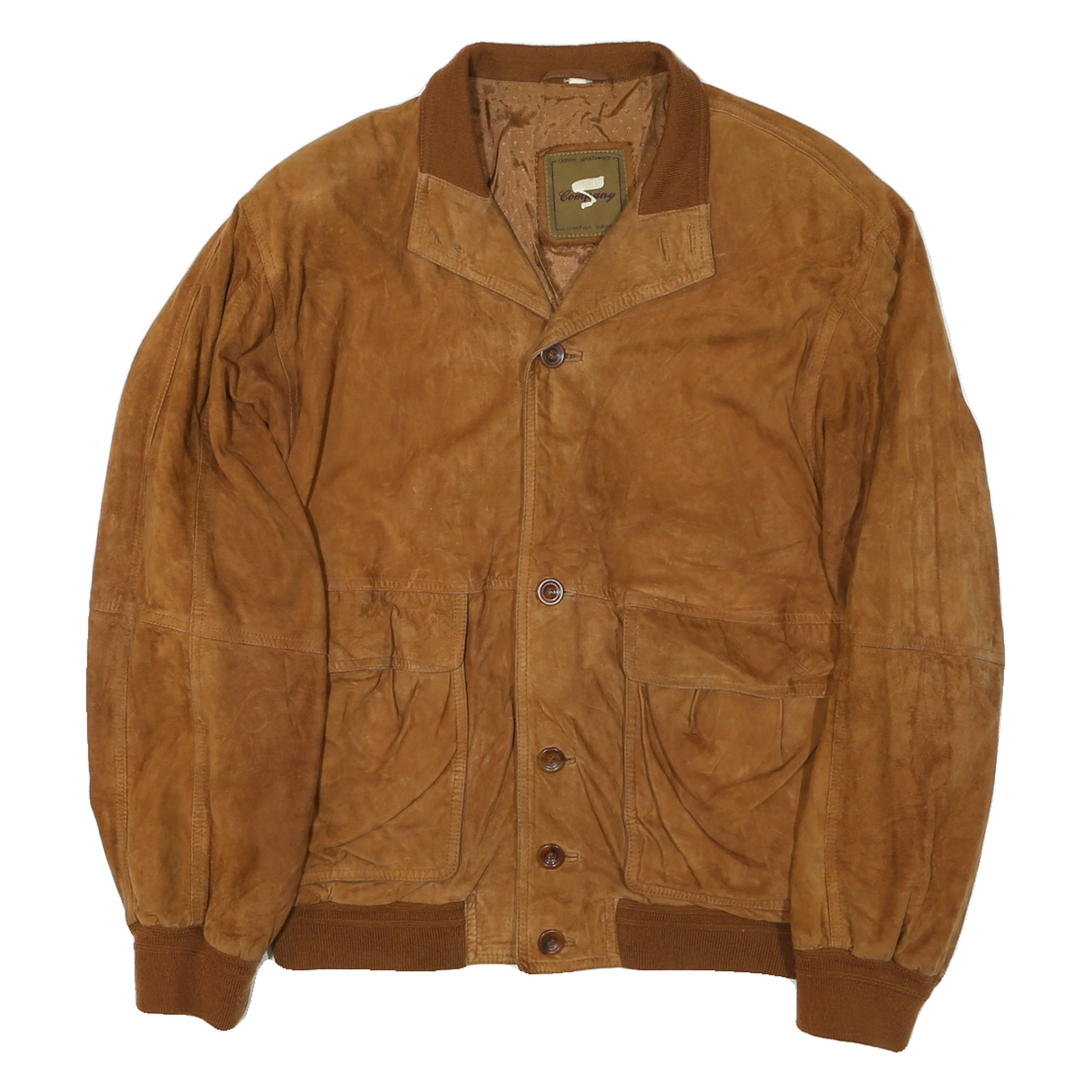 Buy Mens Brown Bomber Jacket L Synthetic Plain Button Closure Casual Outerwear Refurbished - $36.39 Mens Brown Bomber Jacket L Synthetic Plain Button Closure Casual Outerwear Refurbished - N/A refurbished available on Cerqular