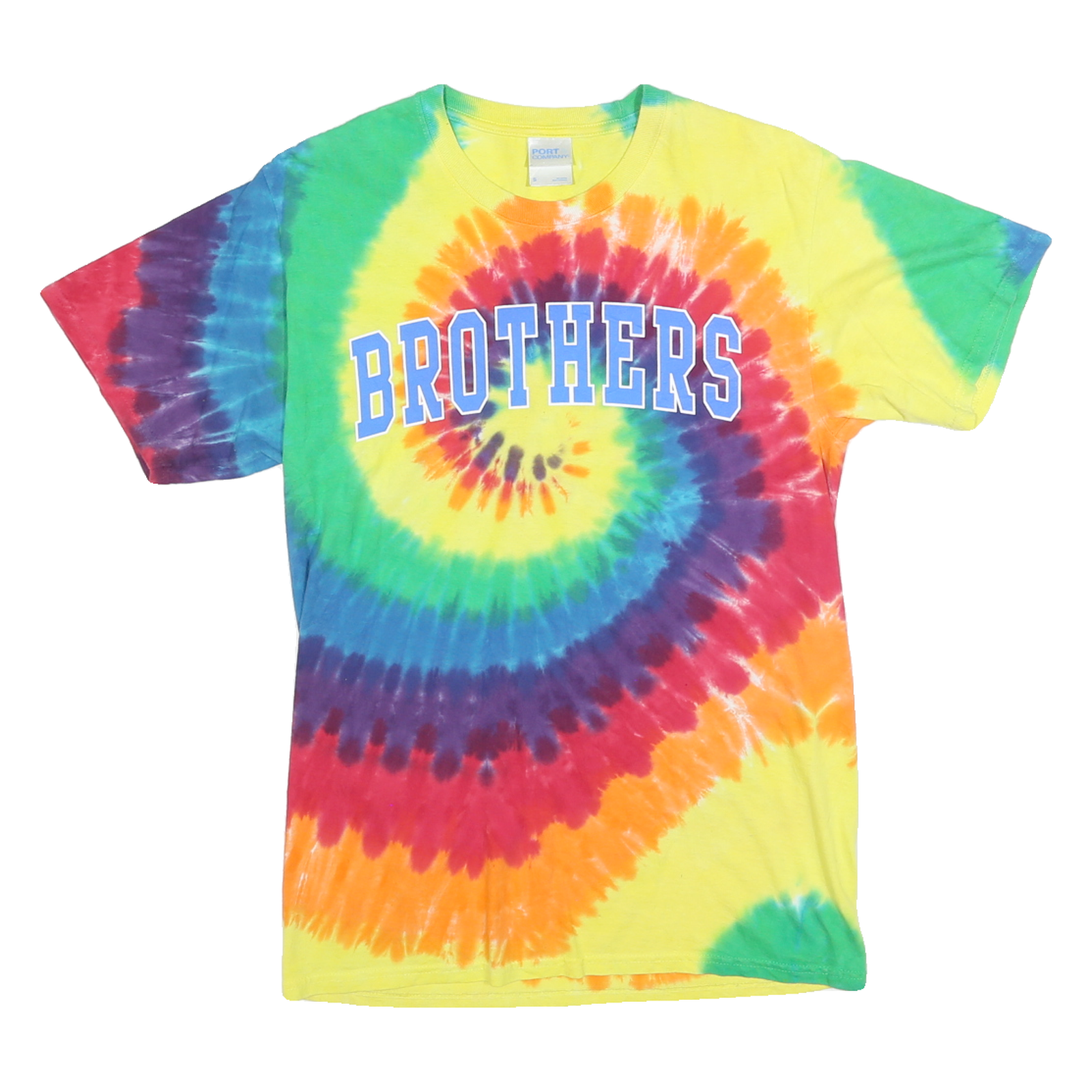 PORT & COMPANY Mens Multicolour Tie Dye T-Shirt S Short Sleeve Crew Neck Refurbished - N/A refurbished available on Cerqular