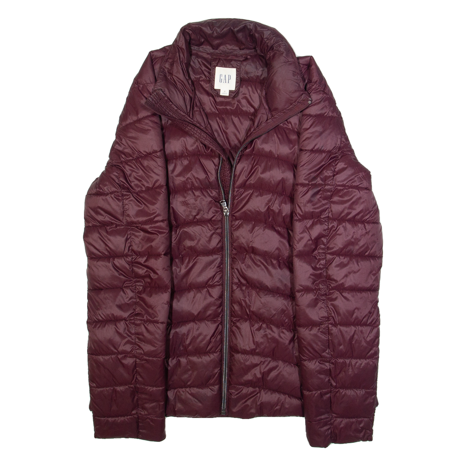 GAP Womens Puffer Jacket Purple Nylon S Refurbished - N/A refurbished available on Cerqular