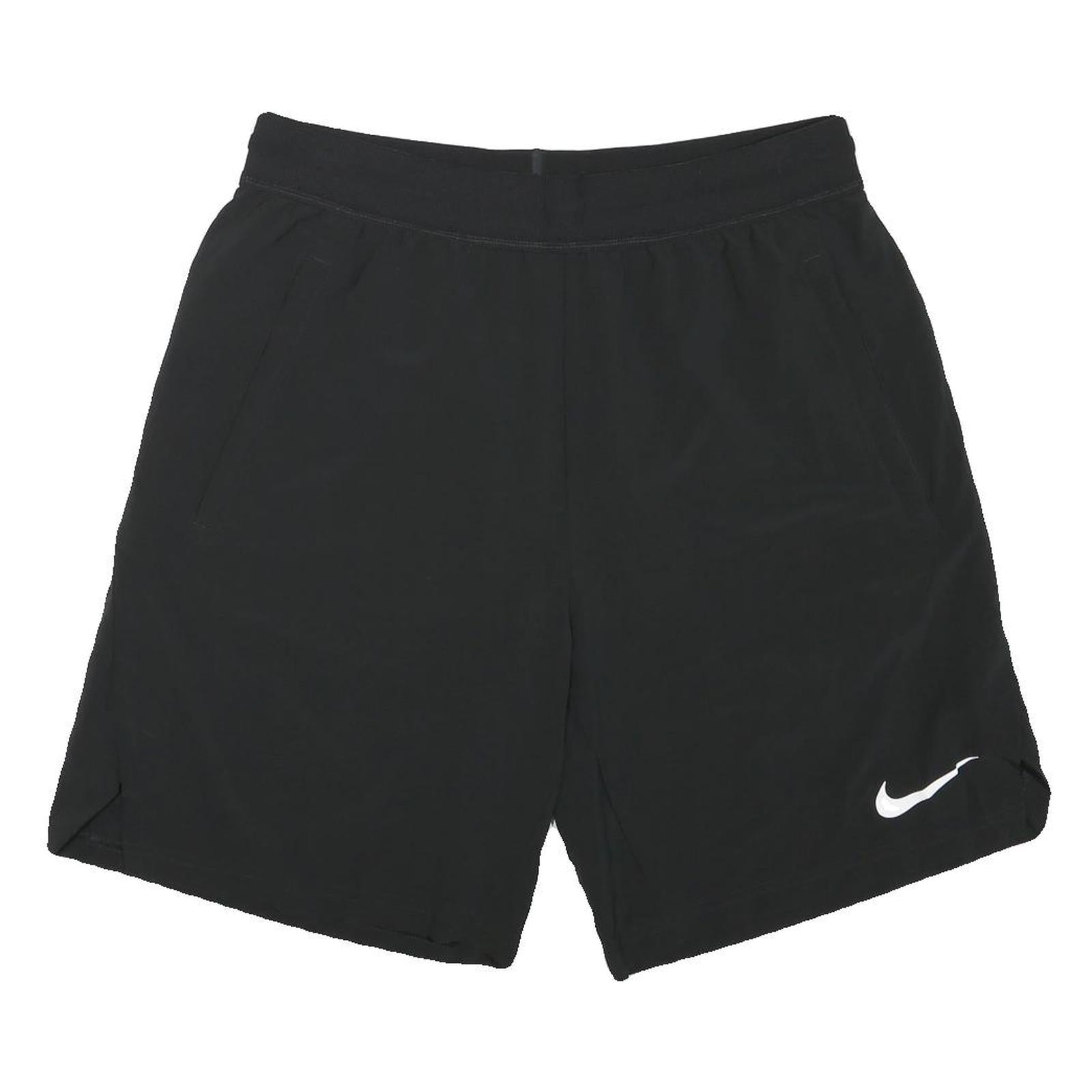 NIKE Mens Black Sports Shorts M W30 Lightweight Polyester Blend Comfort Fit Refurbished - N/A refurbished available on Cerqular