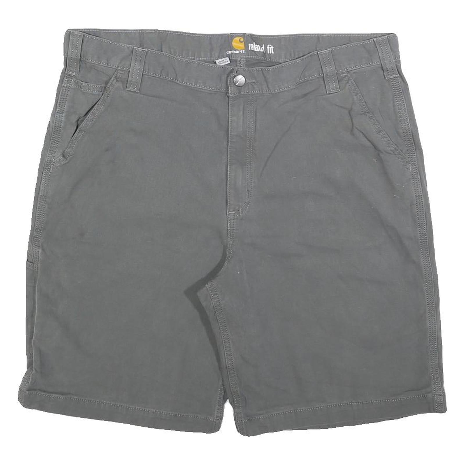 CARHARTT Mens Shorts Grey Relaxed Fit XL W40 Workwear Utility Cotton Blend Refurbished - N/A refurbished available on Cerqular