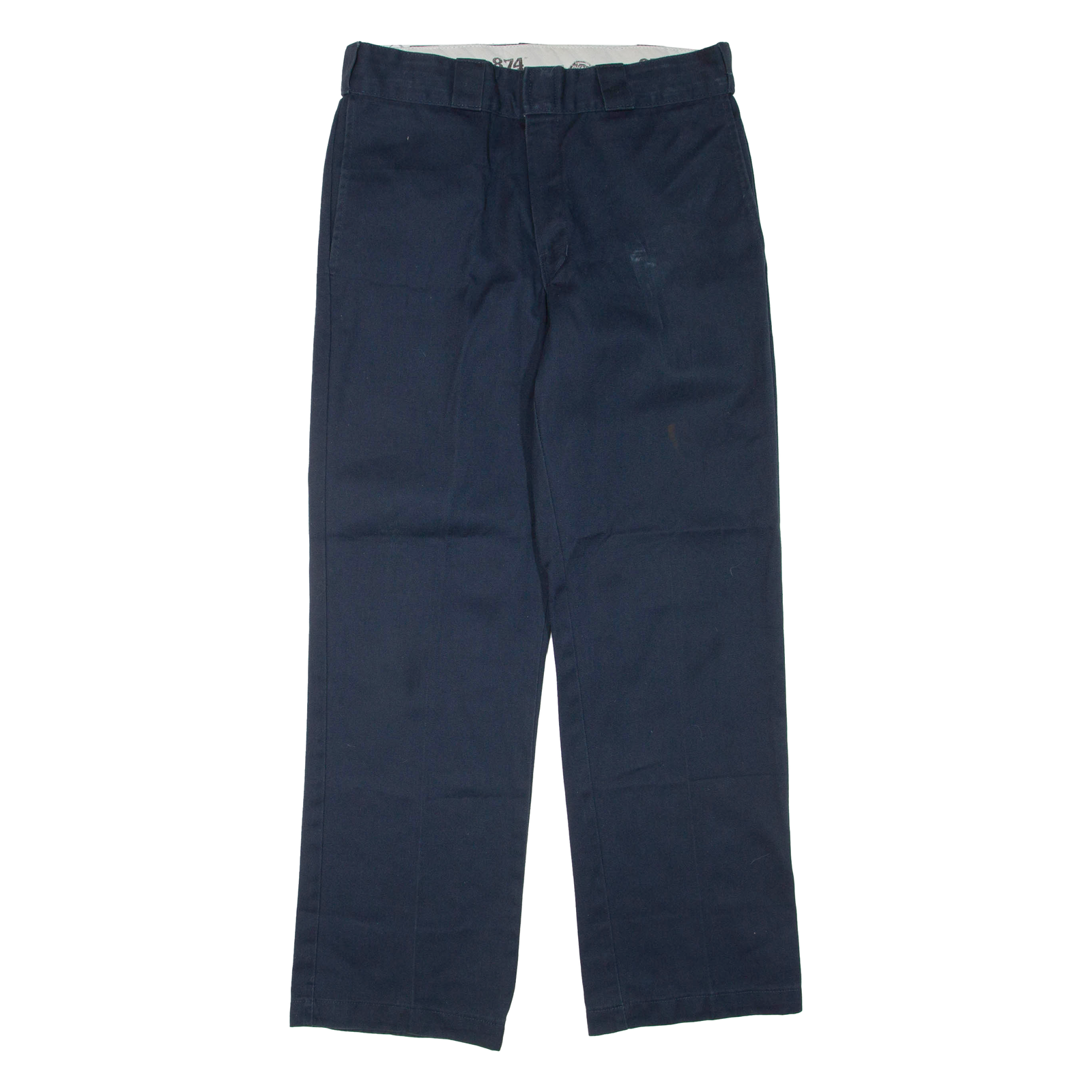 DICKIES Mens Trousers Blue Regular Straight W32 L30 Refurbished - N/A refurbished available on Cerqular