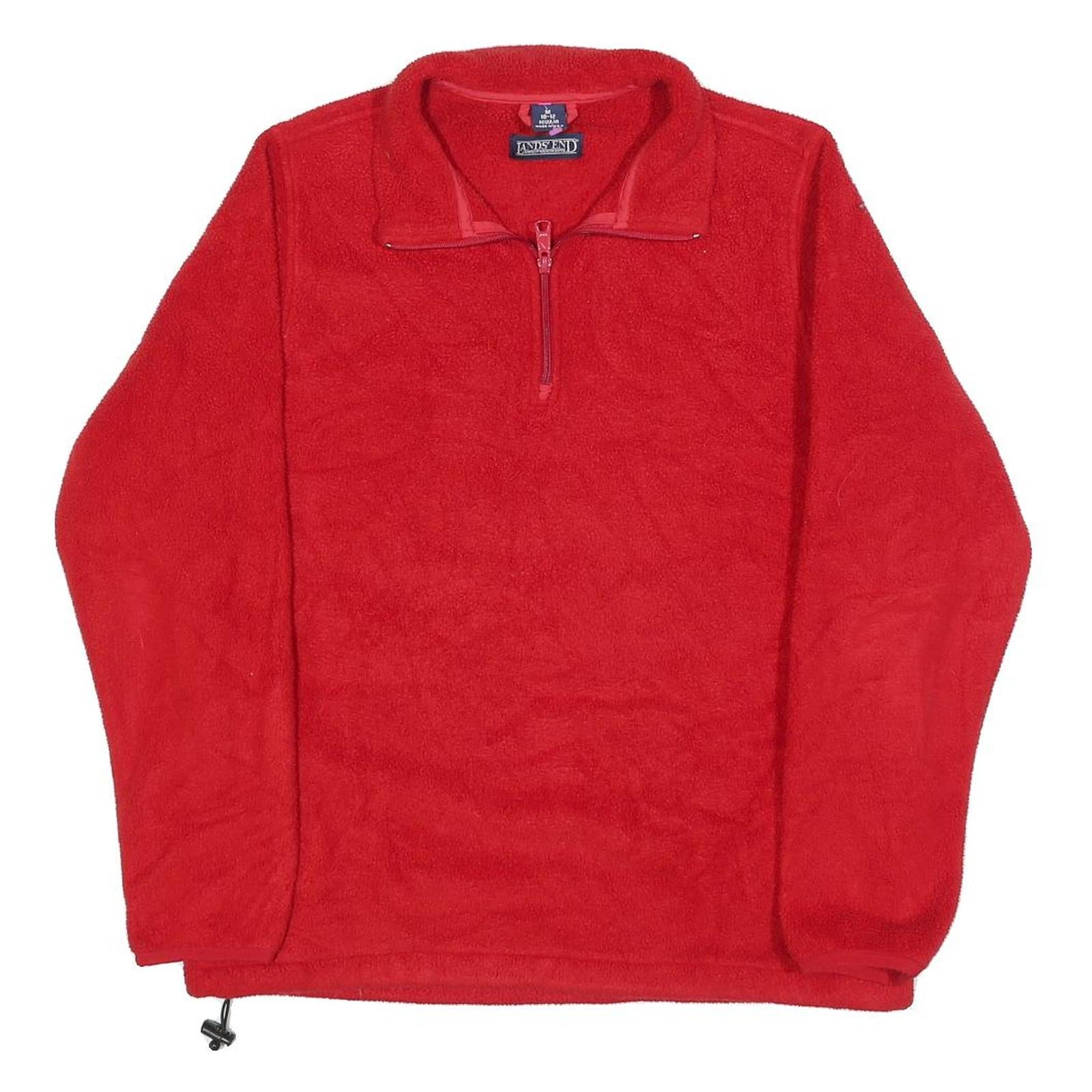Buy LANDS END Womens Red Polyester Plain Pullover Jumper Crew Neck M Winter Layer Refurbished - $28.59 LANDS END Womens Red Polyester Plain Pullover Jumper Crew Neck M Winter Layer Refurbished - N/A refurbished available on Cerqular