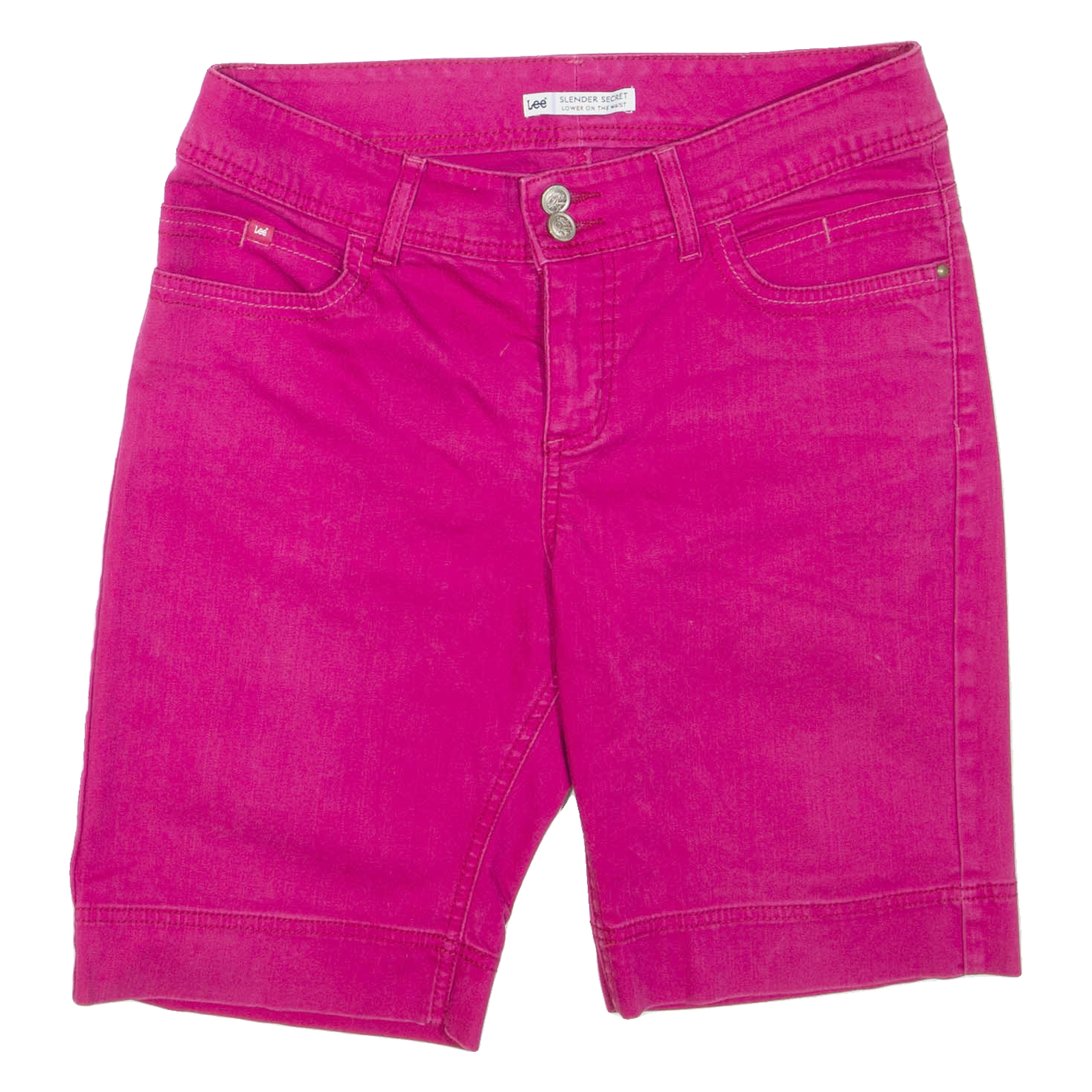LEE Womens Casual Shorts Pink M W32 Refurbished - N/A refurbished available on Cerqular