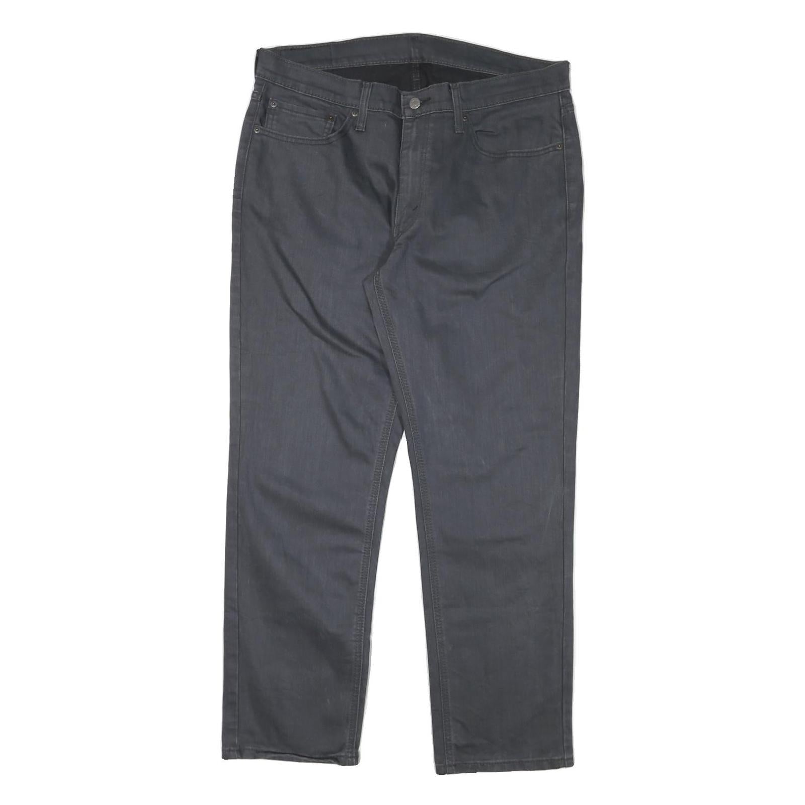 LEVI'S Mens Regular Fit Straight Leg Denim Black Cotton Blend Jeans W36 L30 Refurbished - N/A refurbished available on Cerqular