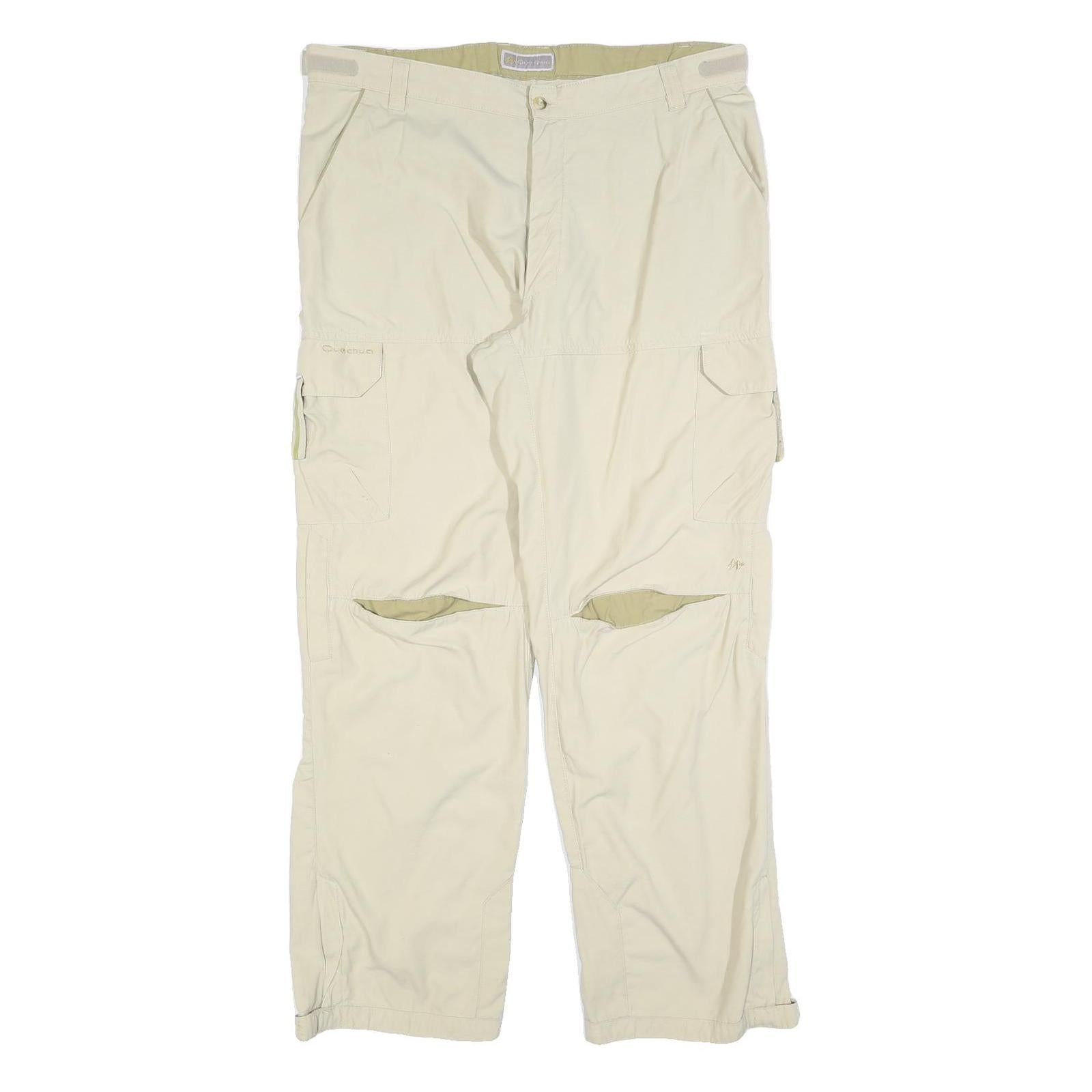 Buy QUECHA Womens Beige Polyester Blend Relaxed Cargo Trousers W40 L34 Outdoor Refurbished - $20.79 QUECHA Womens Beige Polyester Blend Relaxed Cargo Trousers W40 L34 Outdoor Refurbished - N/A refurbished available on Cerqular