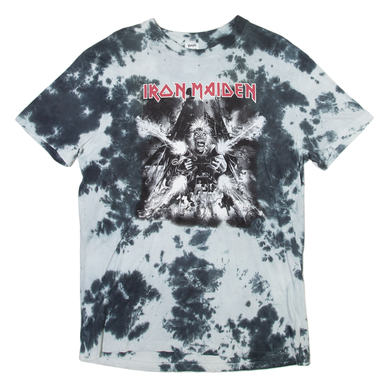 VIVELA Iron Maiden Slim Fit Mens Band T-Shirt Blue XL Refurbished - N/A refurbished available on Cerqular