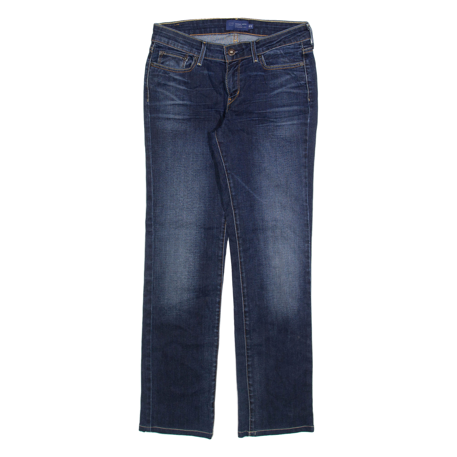 LEVI'S Demi Curve Womens Jeans Blue Classic Straight W27 L29 Refurbished - N/A refurbished available on Cerqular