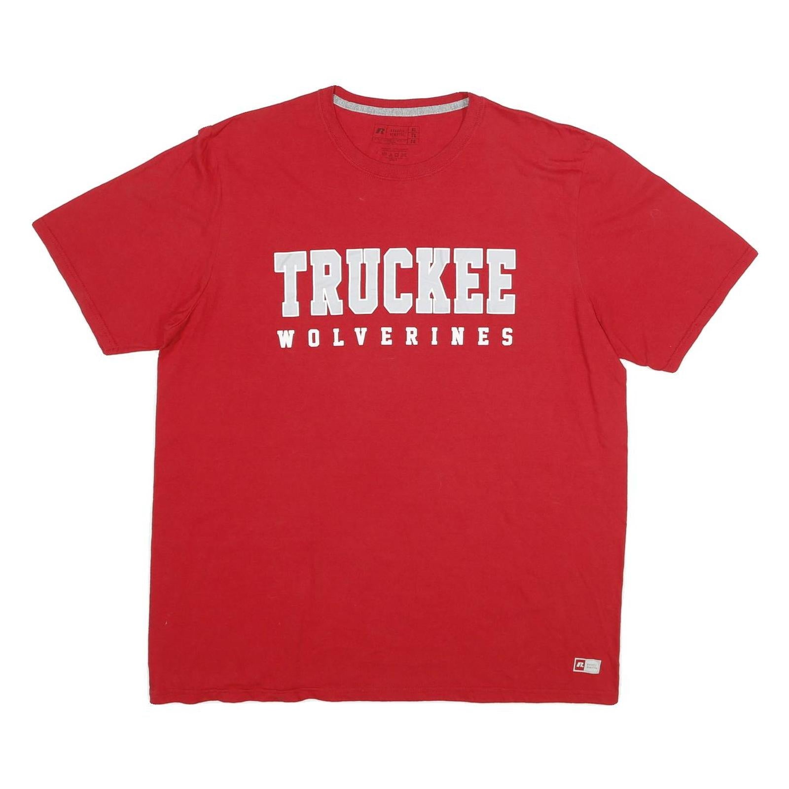 Buy RUSSELL ATHLETIC Mens Red Truckee Wolverines T-Shirt XL Short Sleeve Crew Neck Refurbished - $15.59 RUSSELL ATHLETIC Mens Red Truckee Wolverines T-Shirt XL Short Sleeve Crew Neck Refurbished - N/A refurbished available on Cerqular